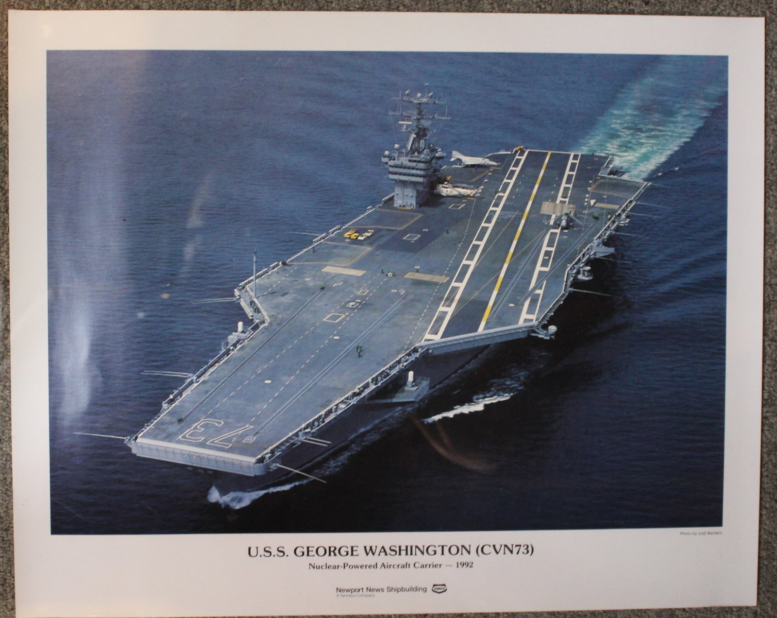 Group Lot of Four US Navy Newport News Shipbuilding Posters (CKR) - 5