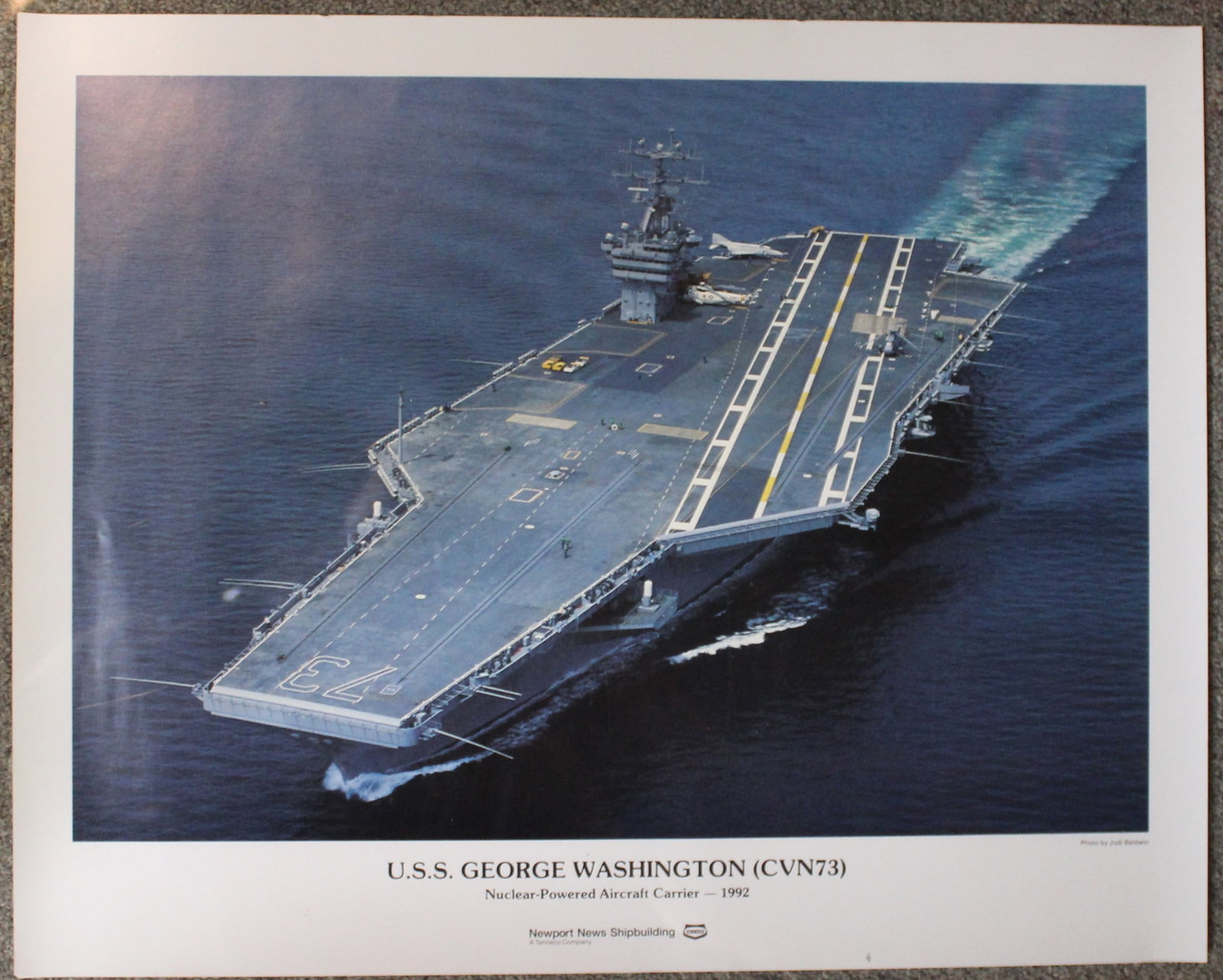Group Lot of Four US Navy Aircraft Carrier Posters (CKR) - 2