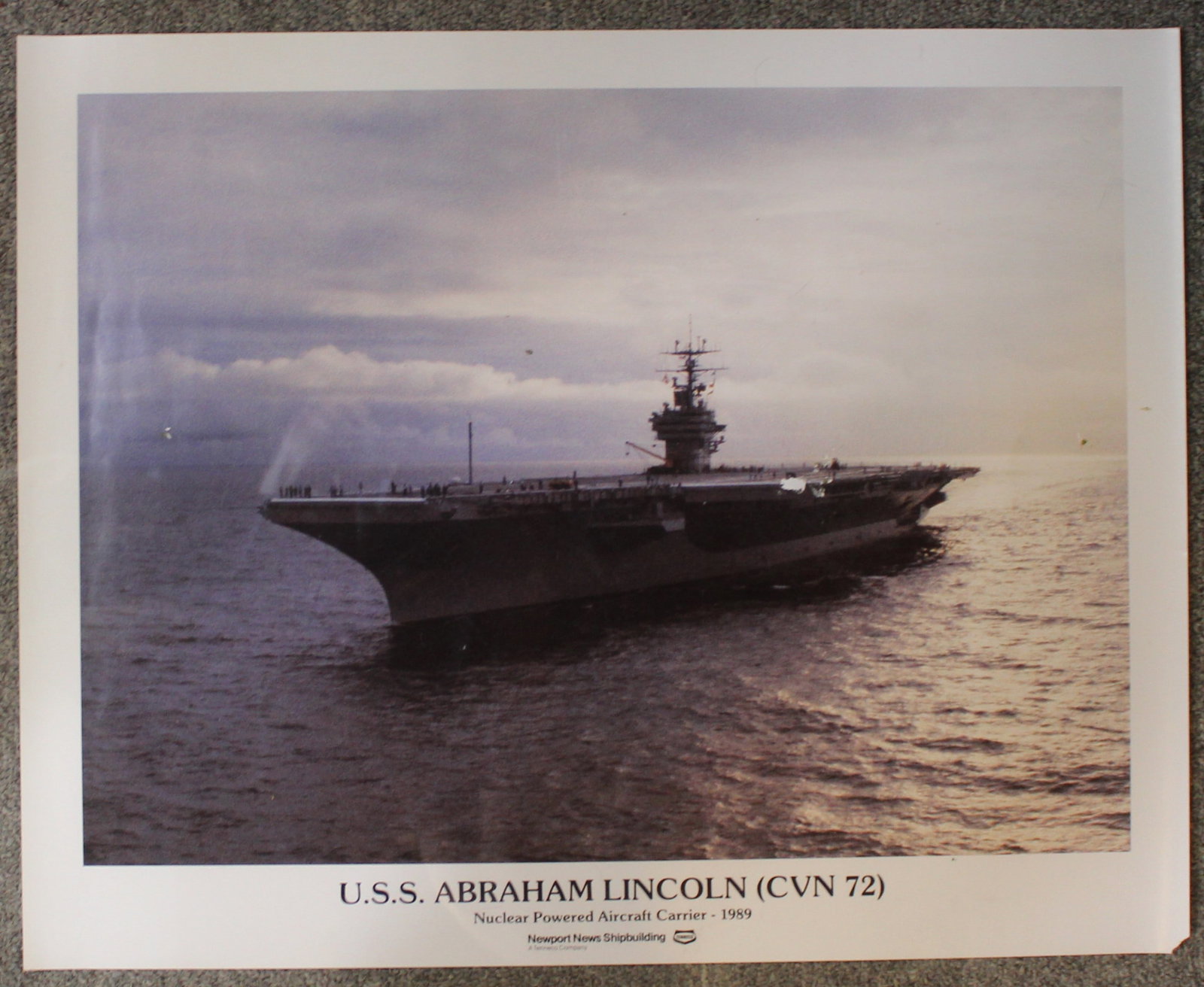 Group Lot of Four US Navy Aircraft Carrier Posters (CKR) - 2