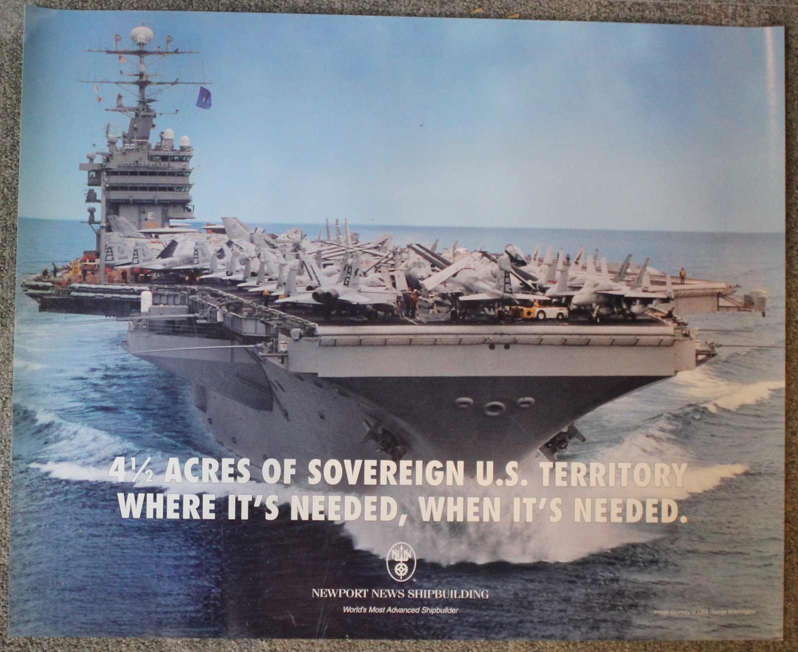 Group Lot of Four US Navy Aircraft Carrier Posters (CKR) - 3