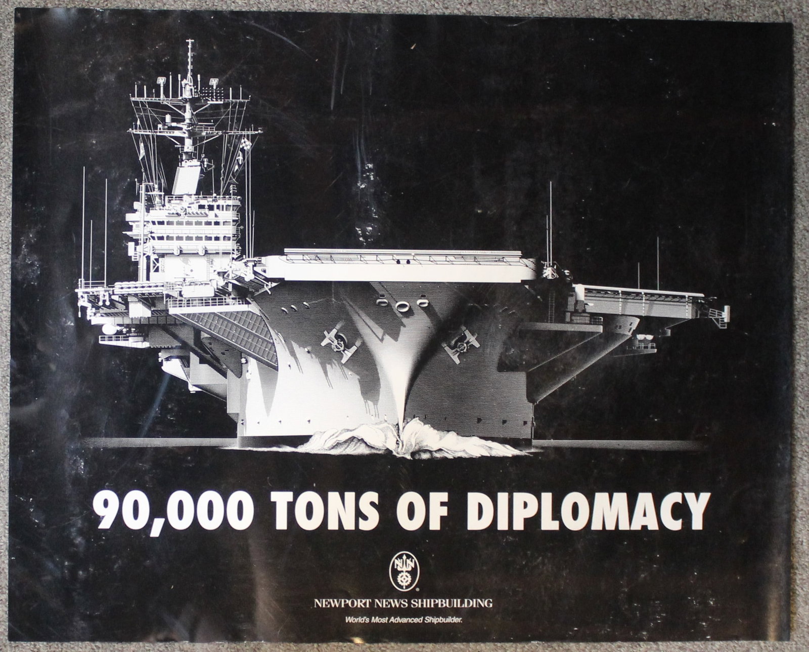 Group Lot of Four US Navy Aircraft Carrier Posters (CKR) - 4
