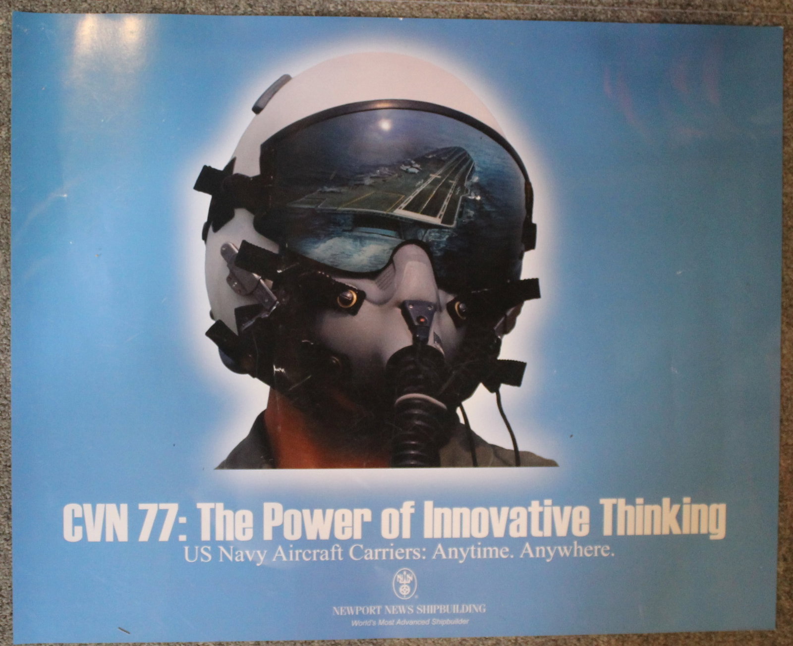 Group Lot of Four US Navy Aircraft Carrier Posters (CKR) - 2