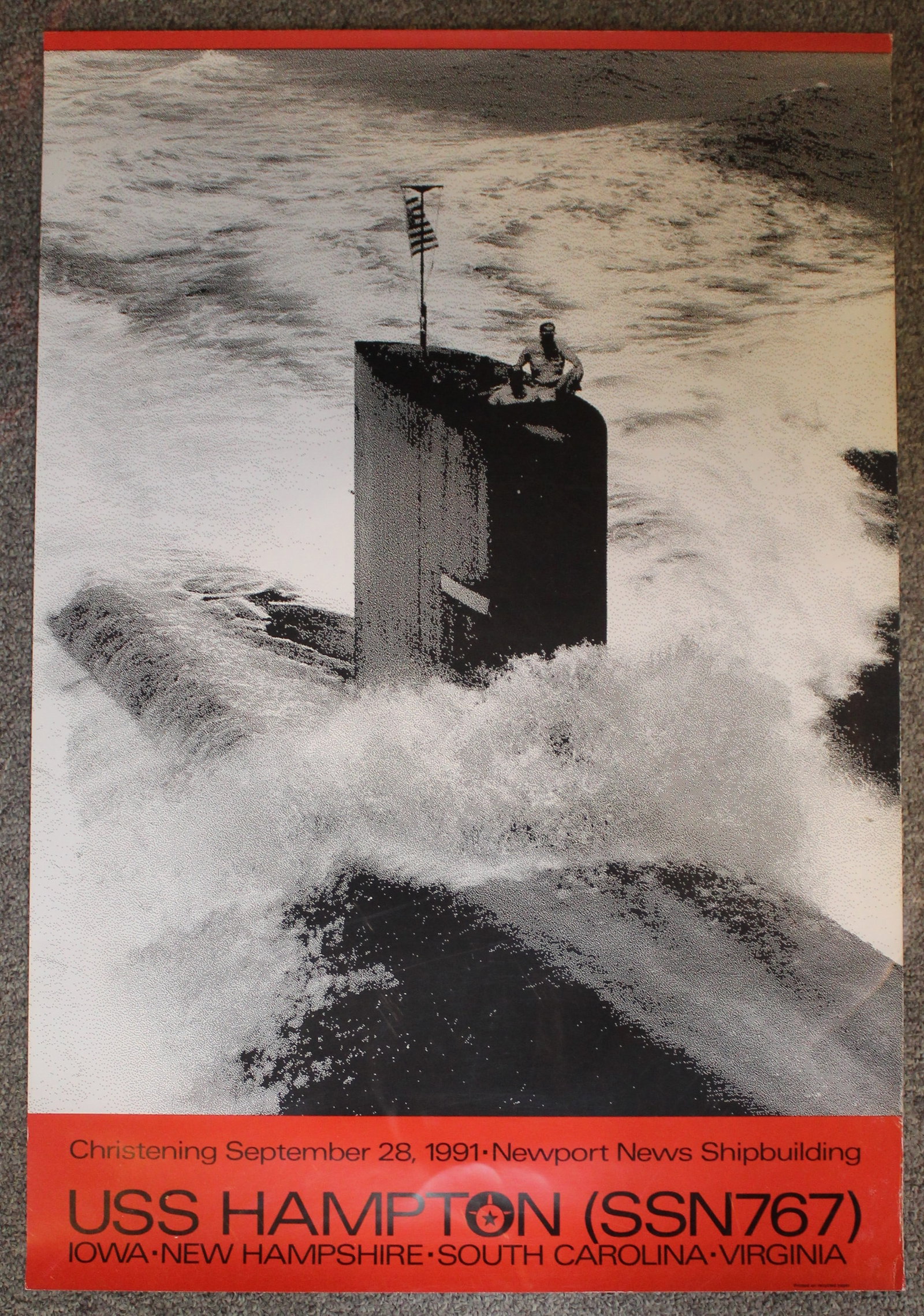 Very Large Group Lot of 23 US Navy Los Angelas Class Submarine Posters (CKR) - 2