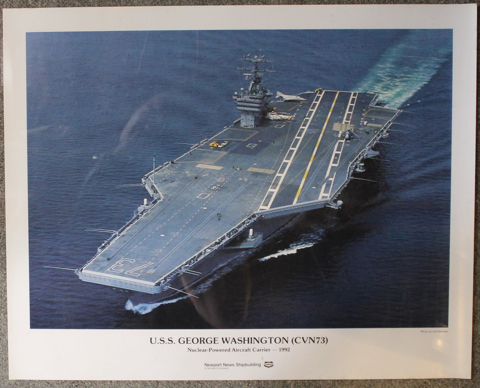 Group Lot of Three US Air Craft Carrier Posters (CKR)