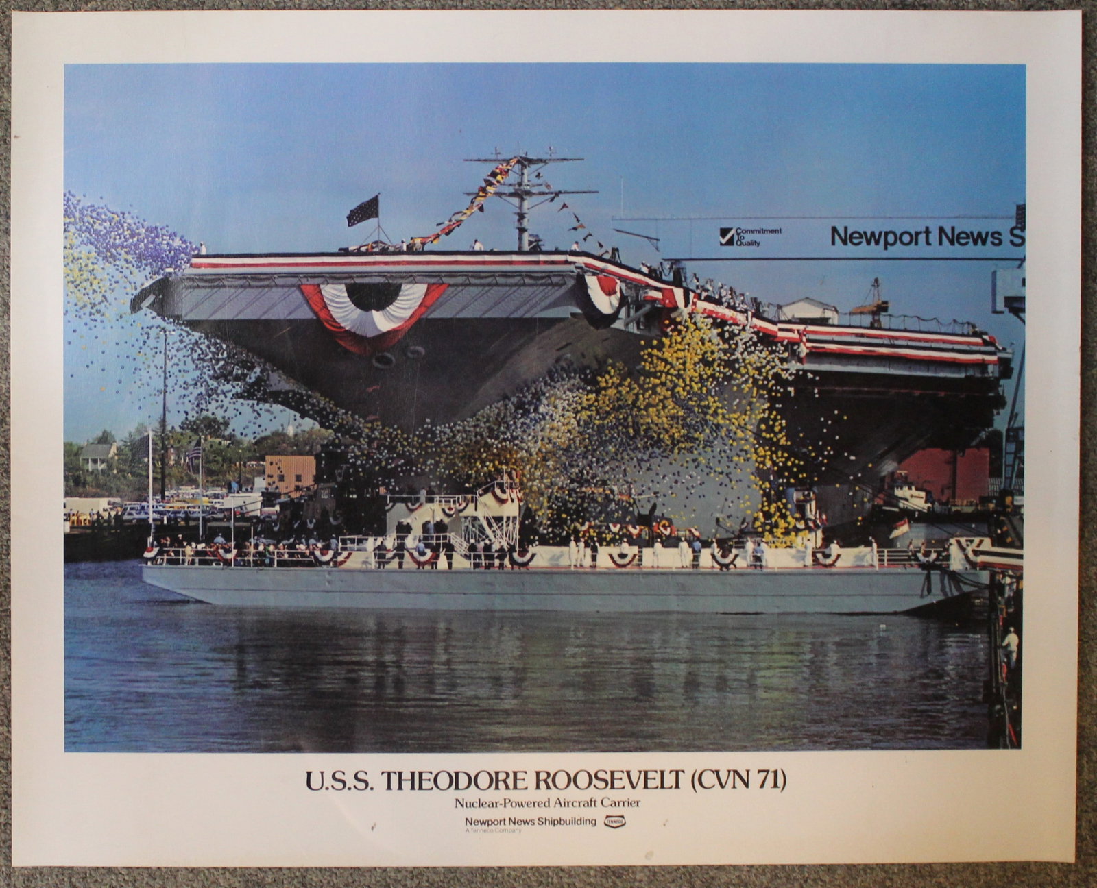 Group Lot of Three US Air Craft Carrier Posters (CKR) - 2
