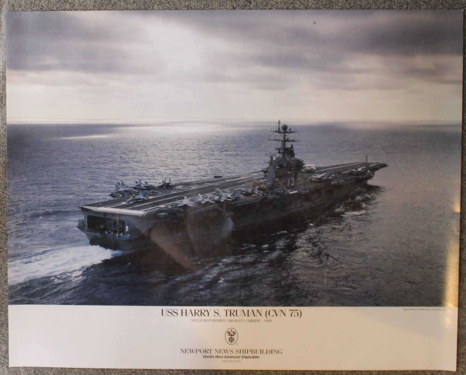 Group Lot of Three US Air Craft Carrier Posters (CKR) - 3