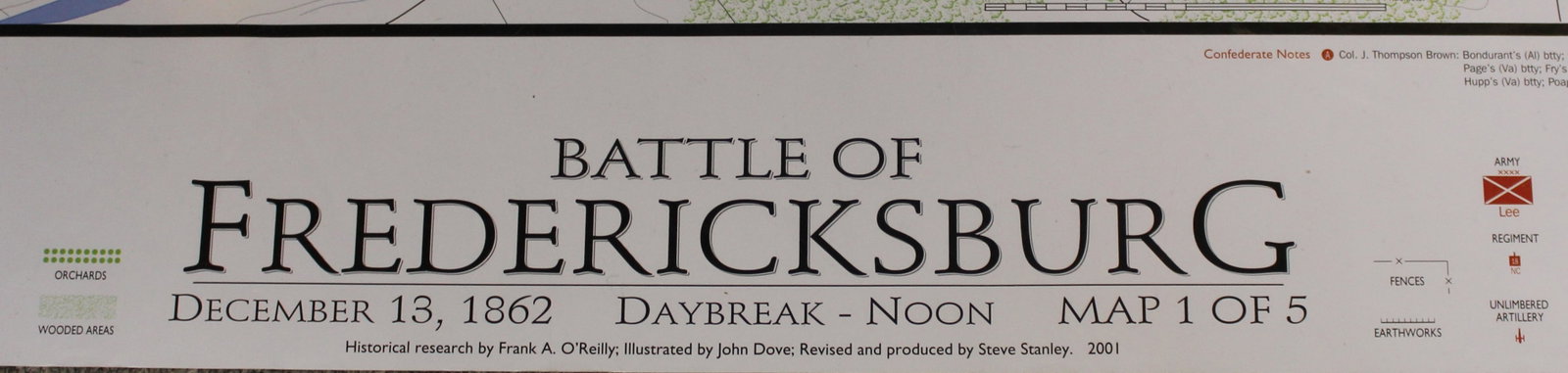Group Lot of 5 "Battle of Fredericksburg" Time Lapse Posters (FMI) - 2