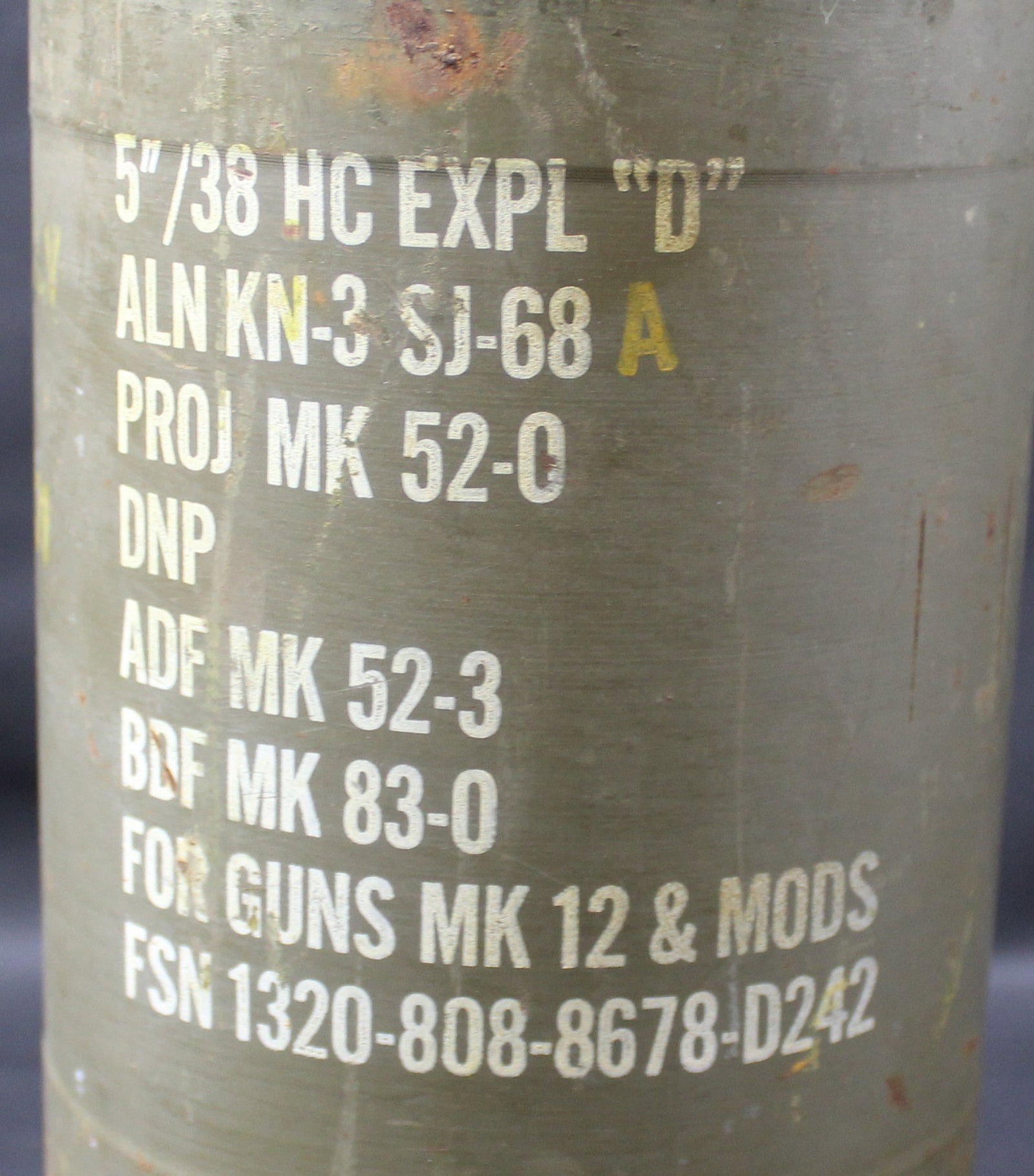 Large US Navy 5 Inch Shell (SFA) - 7
