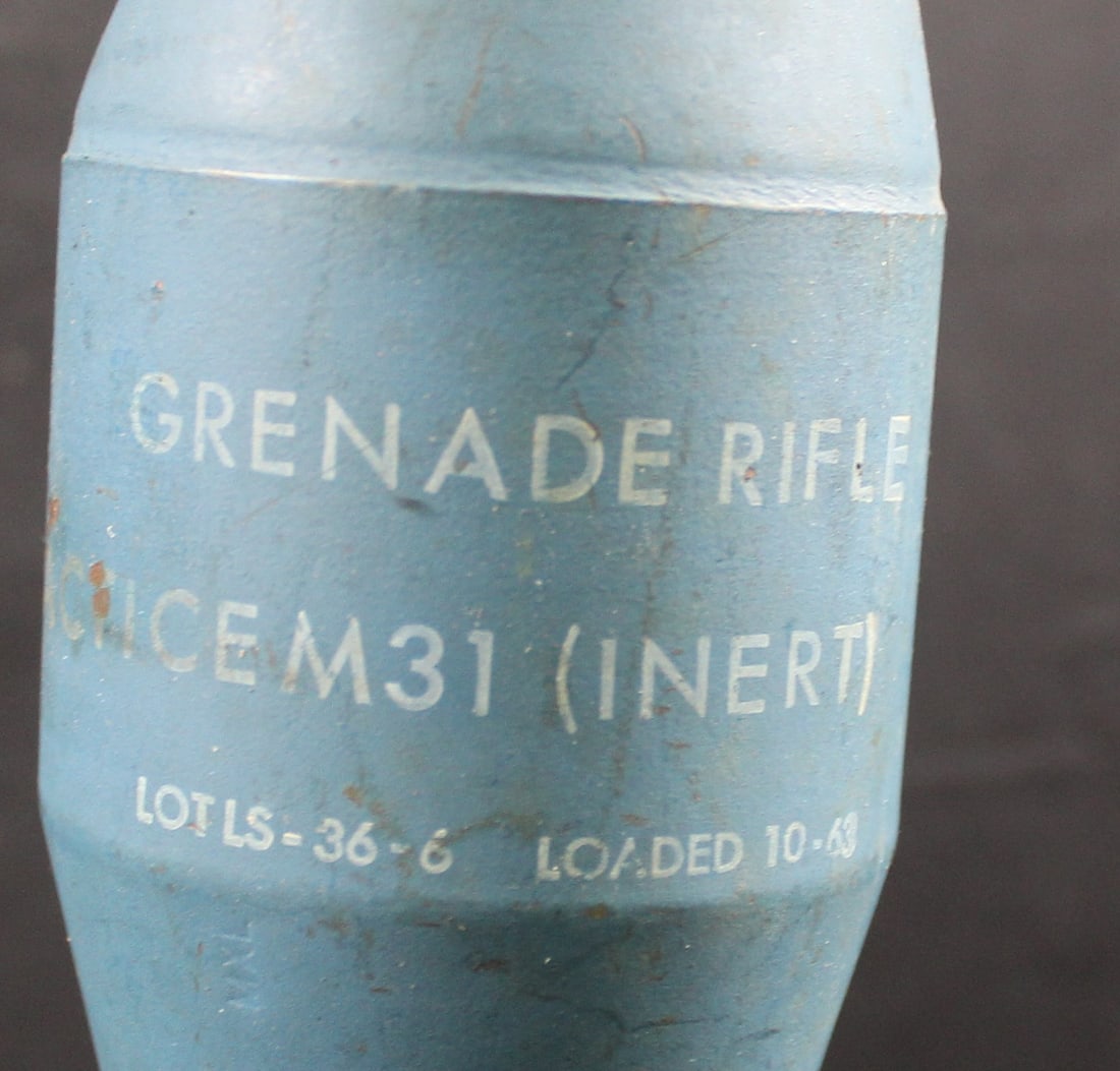 Vietnam War Era Inert M31 Practice Grenade (FMI) - 2