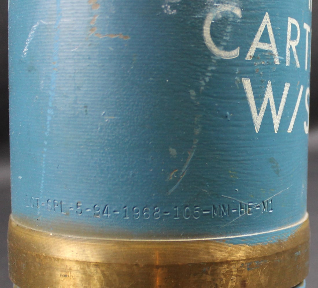 Inert 105mm Training Projectile with Inert M565 Fuze (FMI) - 3