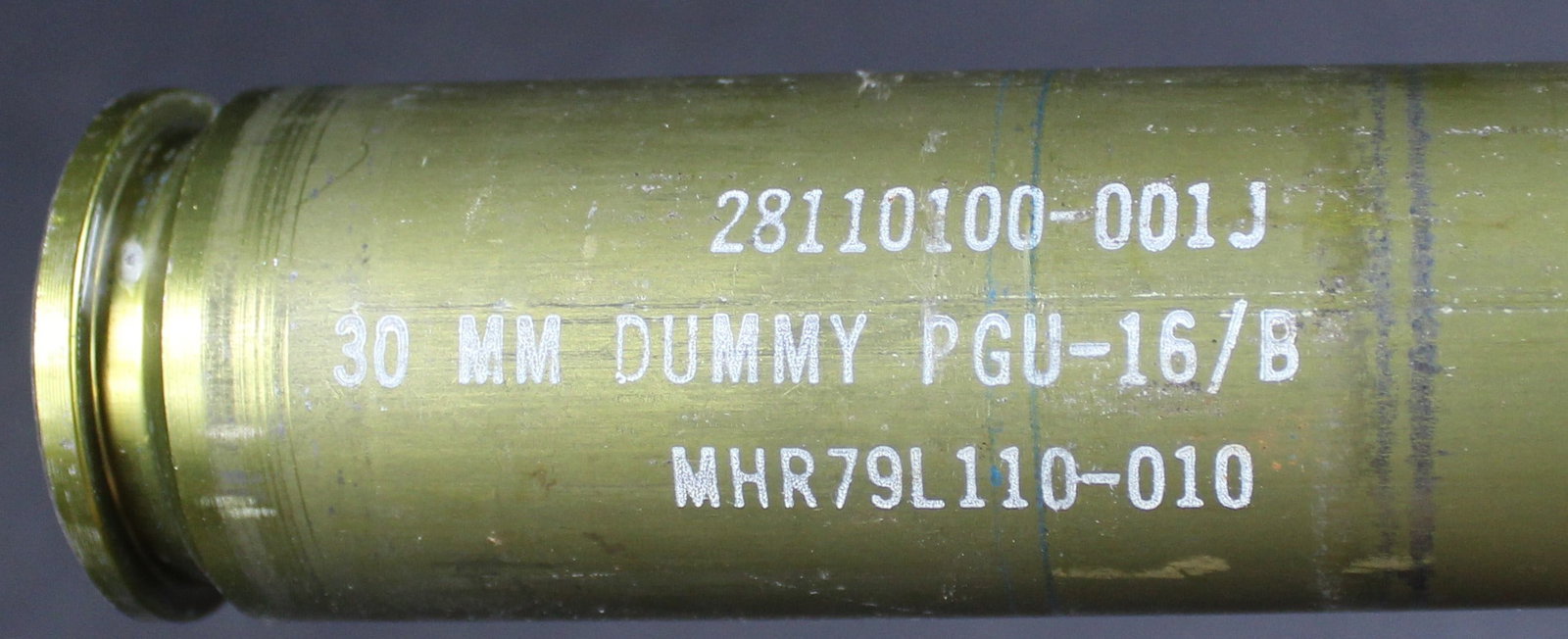 Inert 30mm Dummy Round PGU-16/B (SFA) - 3