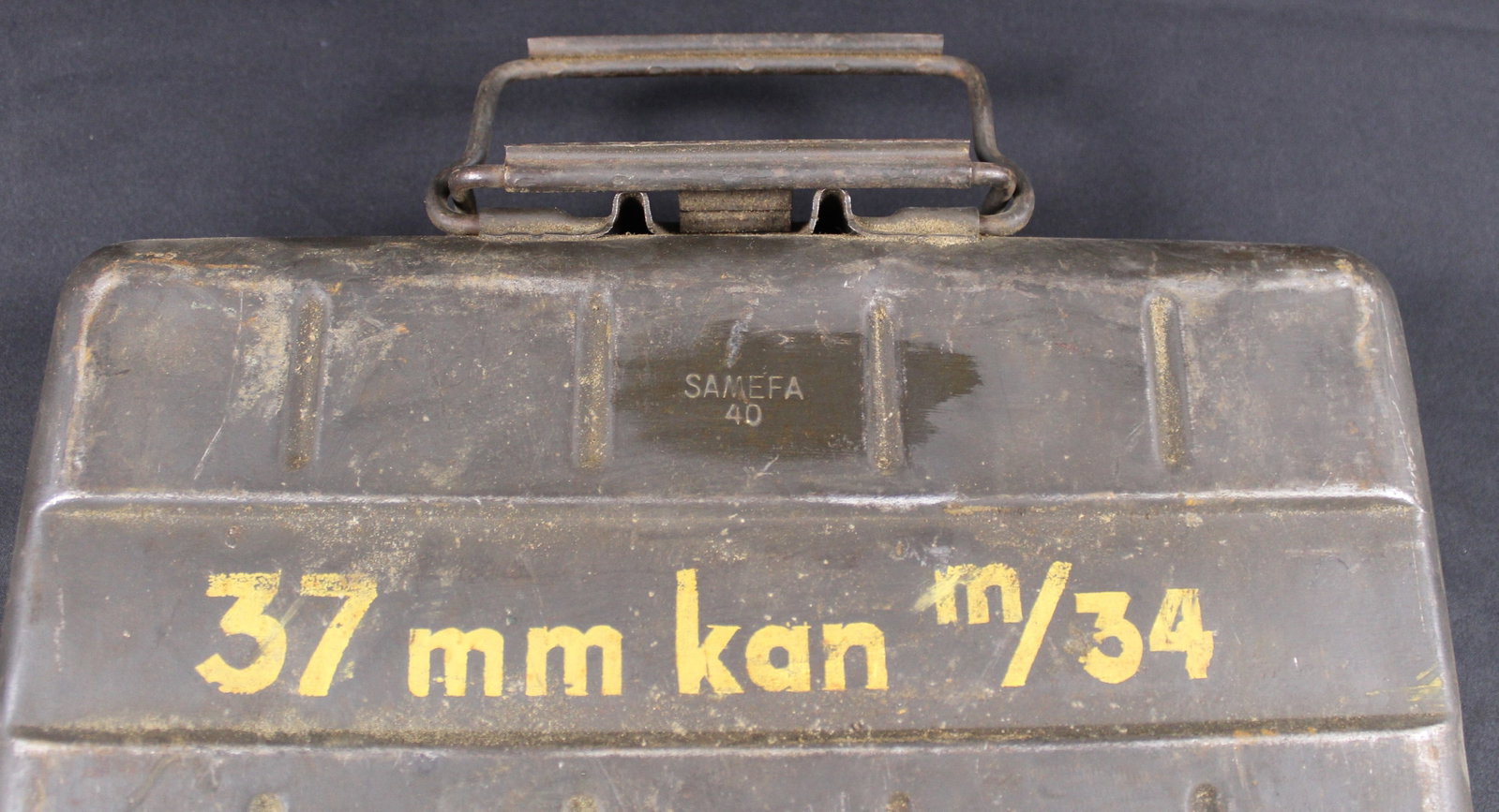 WWII Swedish/German 37mm Infanterikanon m/34 Transport Case (FMI) - 3