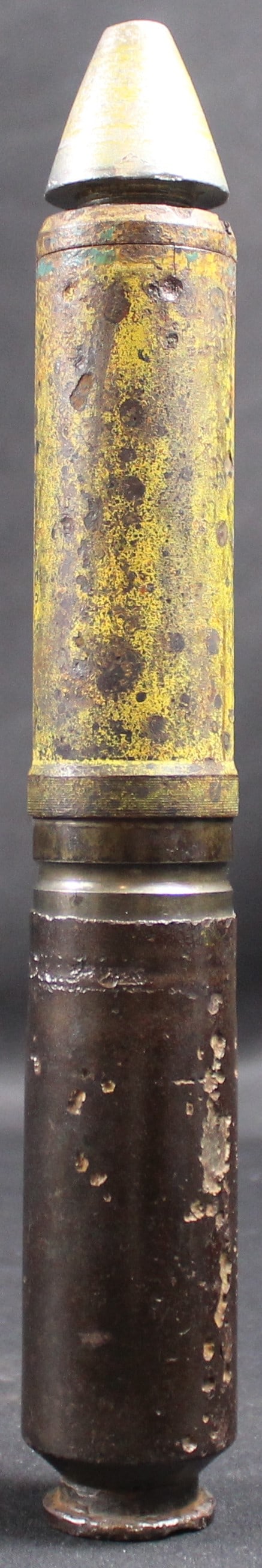 Rare WWII German 30mm Mk108 Auto-Cannon Round for ME262 Jet Fighter (FMI): Description coming soon!