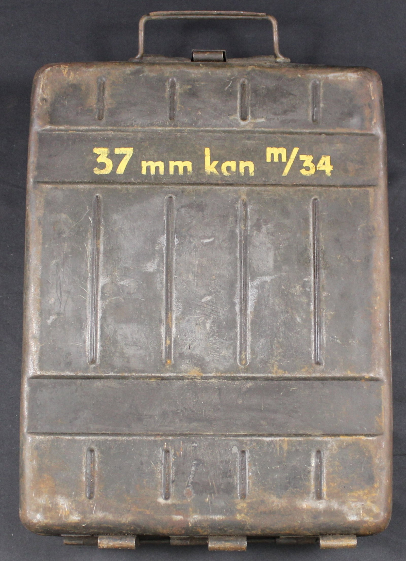 WWII Swedish/German 37mm Anti-Tank Infanterikanon m/34 Transport Case (FMI) - 4