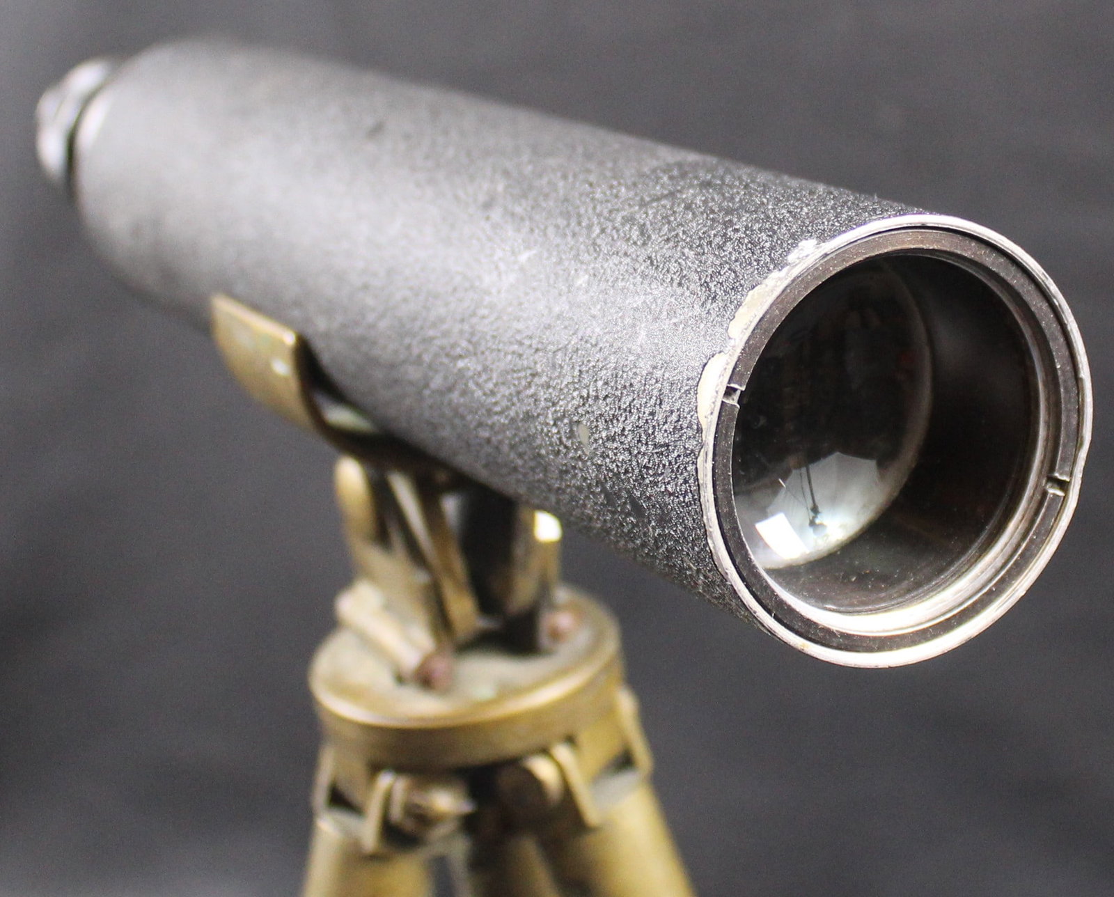 WWI Dated British Military Marked Bausch & Lomb Spotting SCope with Tripod (FMI) - 2