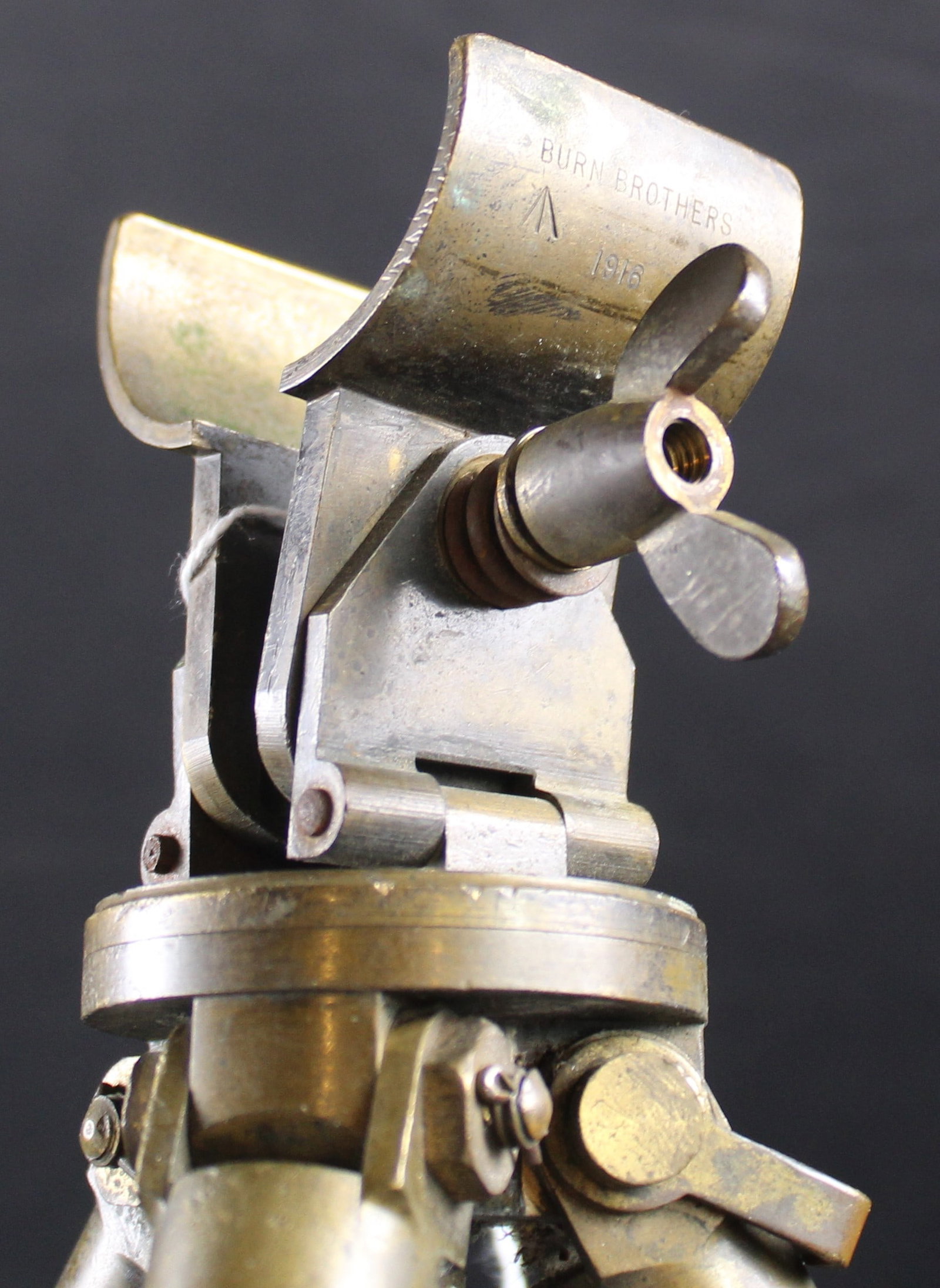 WWI Dated British Military Marked Bausch & Lomb Spotting SCope with Tripod (FMI) - 5