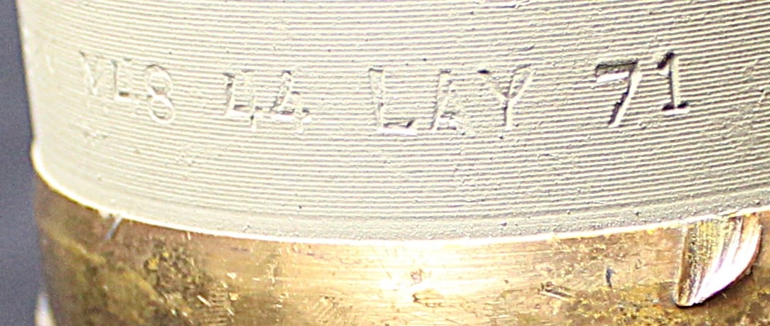 Large Inert 75mm 1944 Dated Shell M5A1 Type 1 and M48 Round with M565 Fuze (FMI) - 4