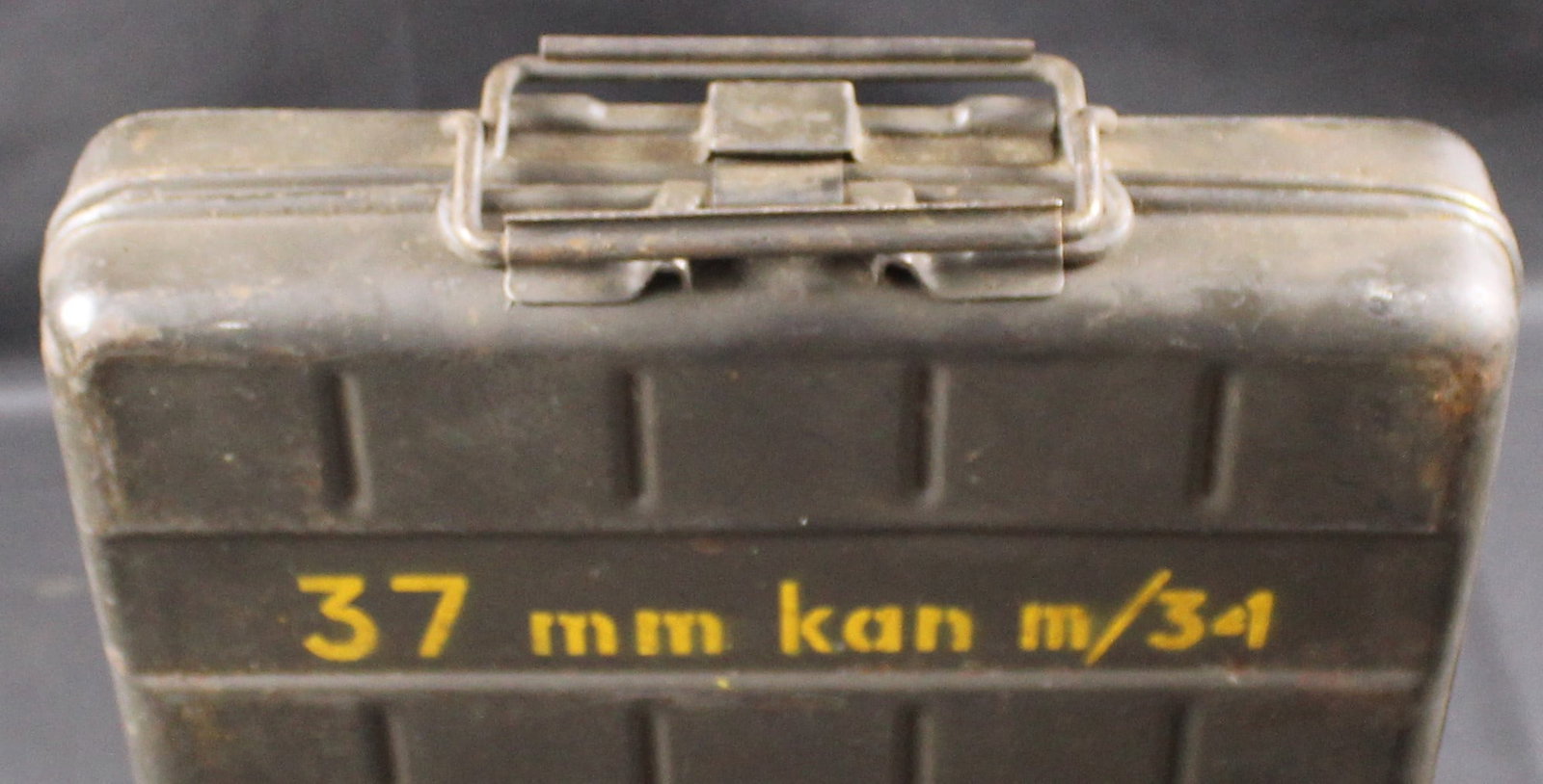WWII Swedish/German 37mm Anti-Tank Infanterikanon m/34 Transport Case (FMI) - 3