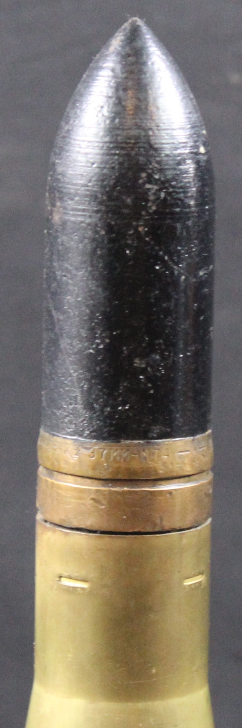 Inert WWII 1942 Dated American 37mm M16 Round (FMI) - 2