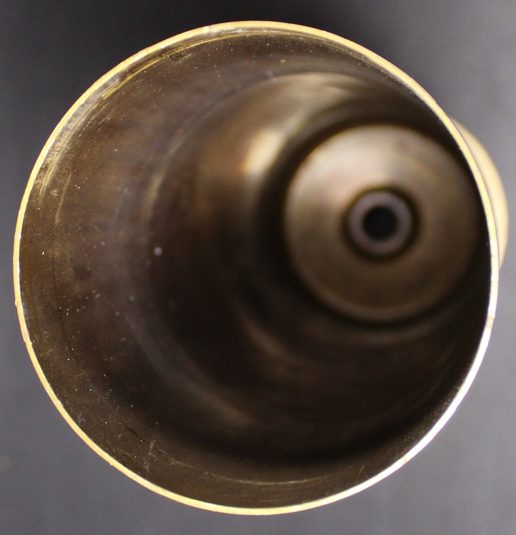 Large WWII c.1943 Brass 75mm M5A1 Shell for Pack Howitzer (FMI) - 2