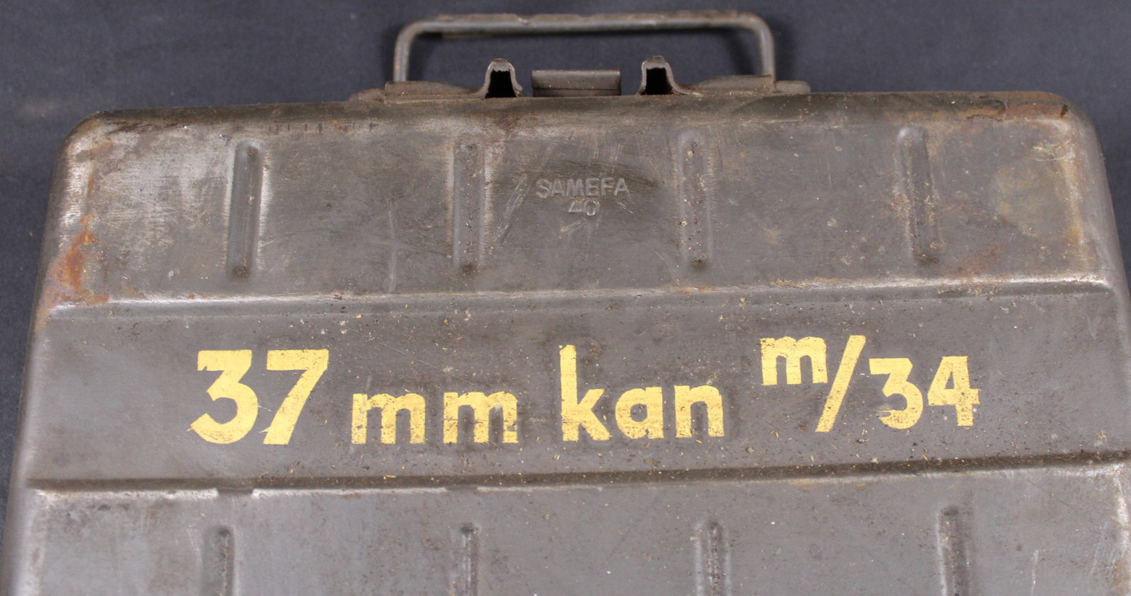 WWII Swedish/German 37mm Anti-Tank Infanterikanon m/34 Transport Case (FMI) - 2