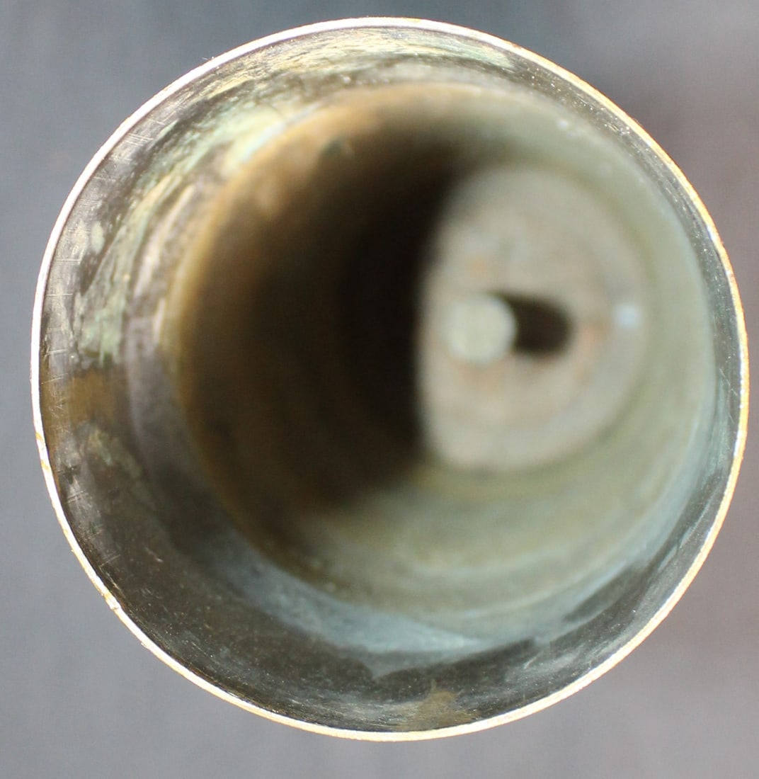 Large WWII c.1943 Brass 75mm M5A1 Shell for Pack Howitzer (FMI) - 2