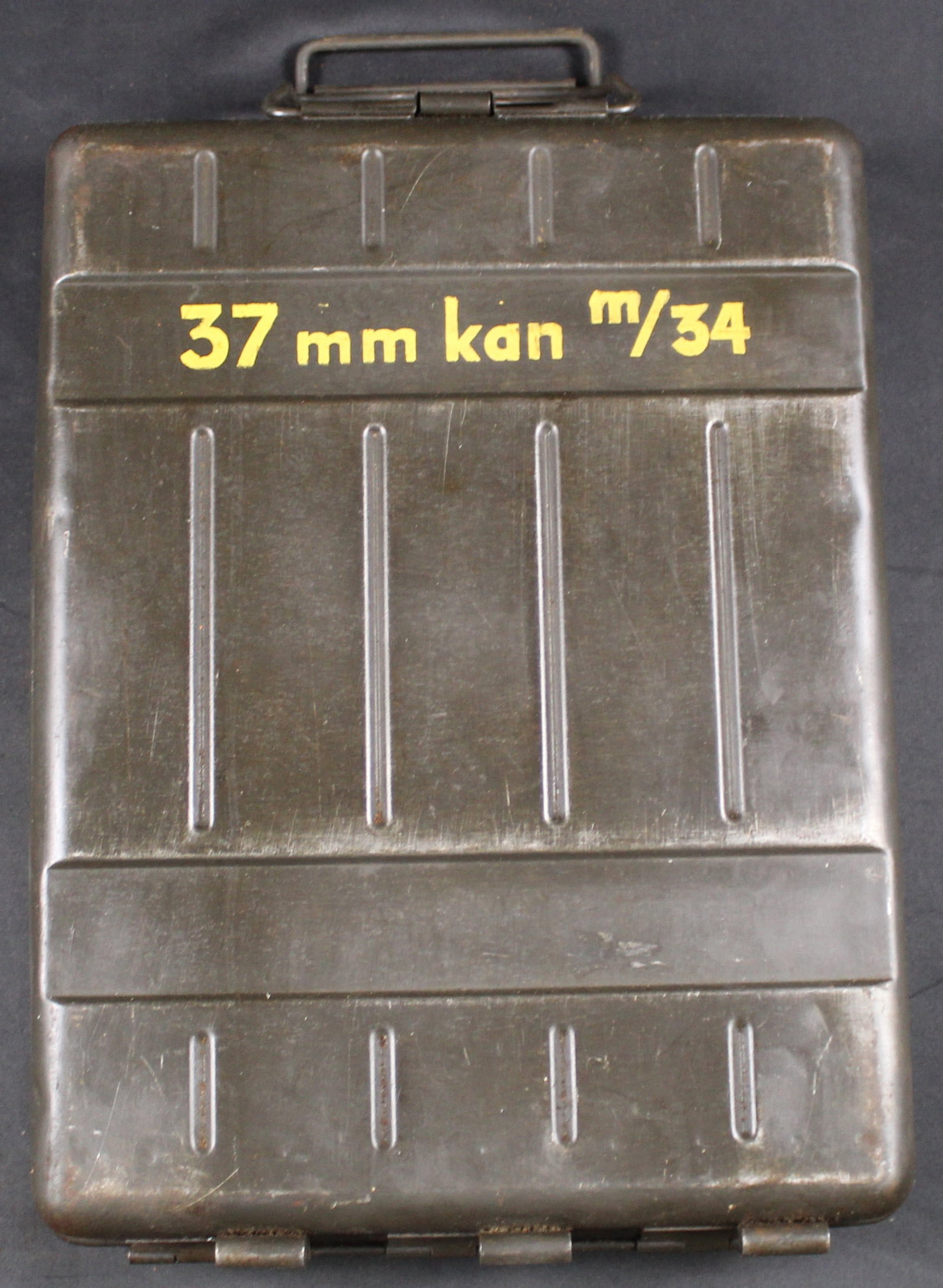 WWII Swedish/German 37mm Anti-Tank Infanterikanon m/34 Transport Case (FMI) - 4