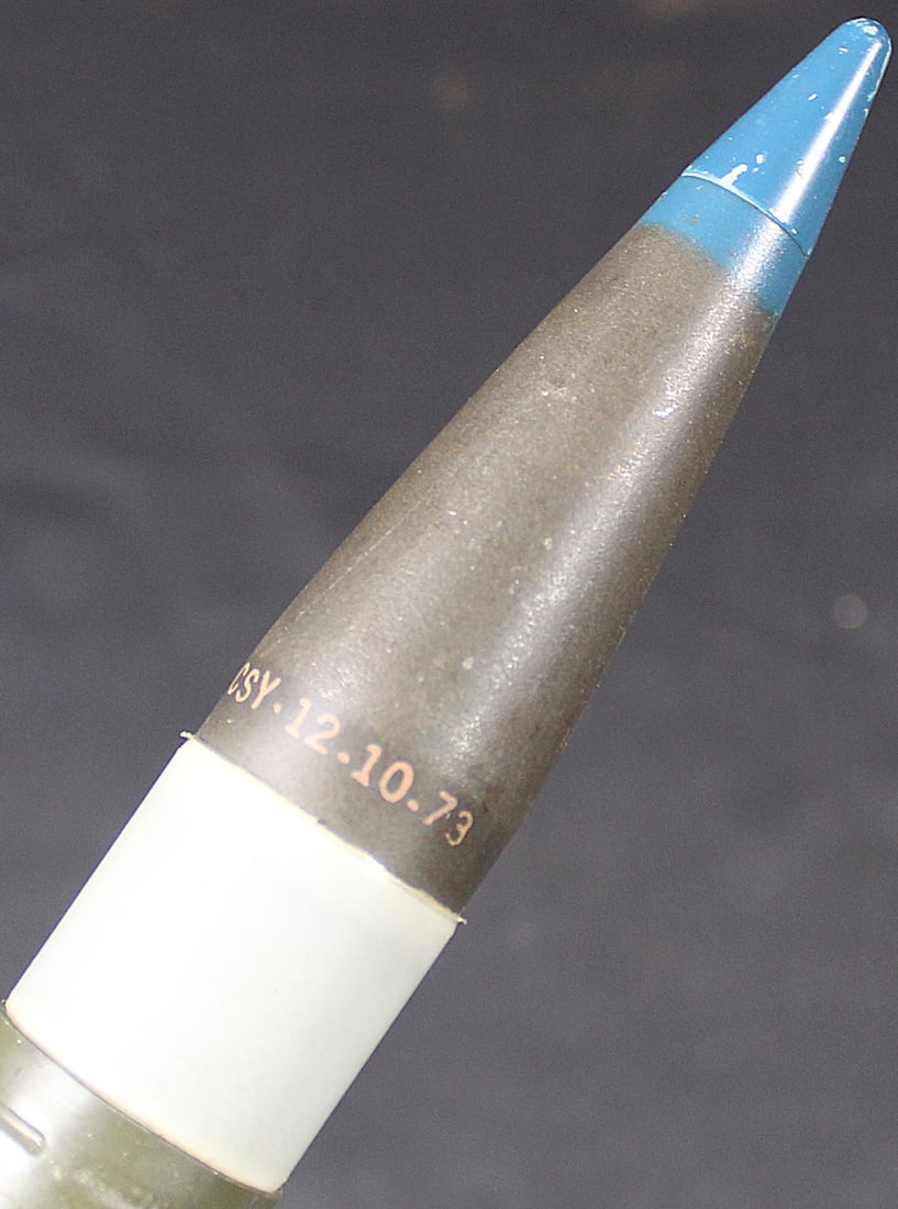 Inert 25mm Round for the m2/M3 Bradley Fighting Vehicle (FMI) - 3