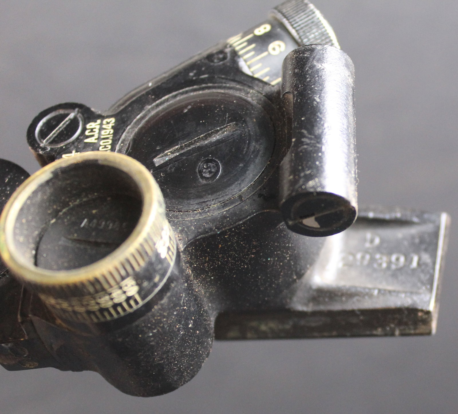 WWII 1943 Dated US Military 60mm Mortar Spotter/Sight (FMI) - 3