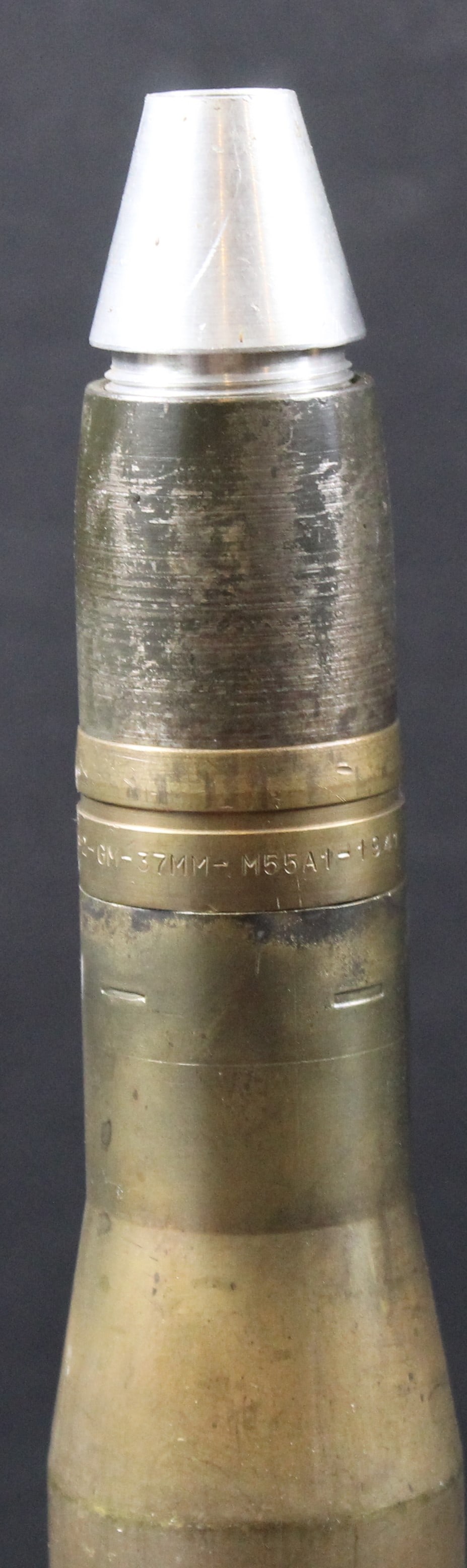 Inert US WWII 37mm Anti-Tank Round (FMI) - 2