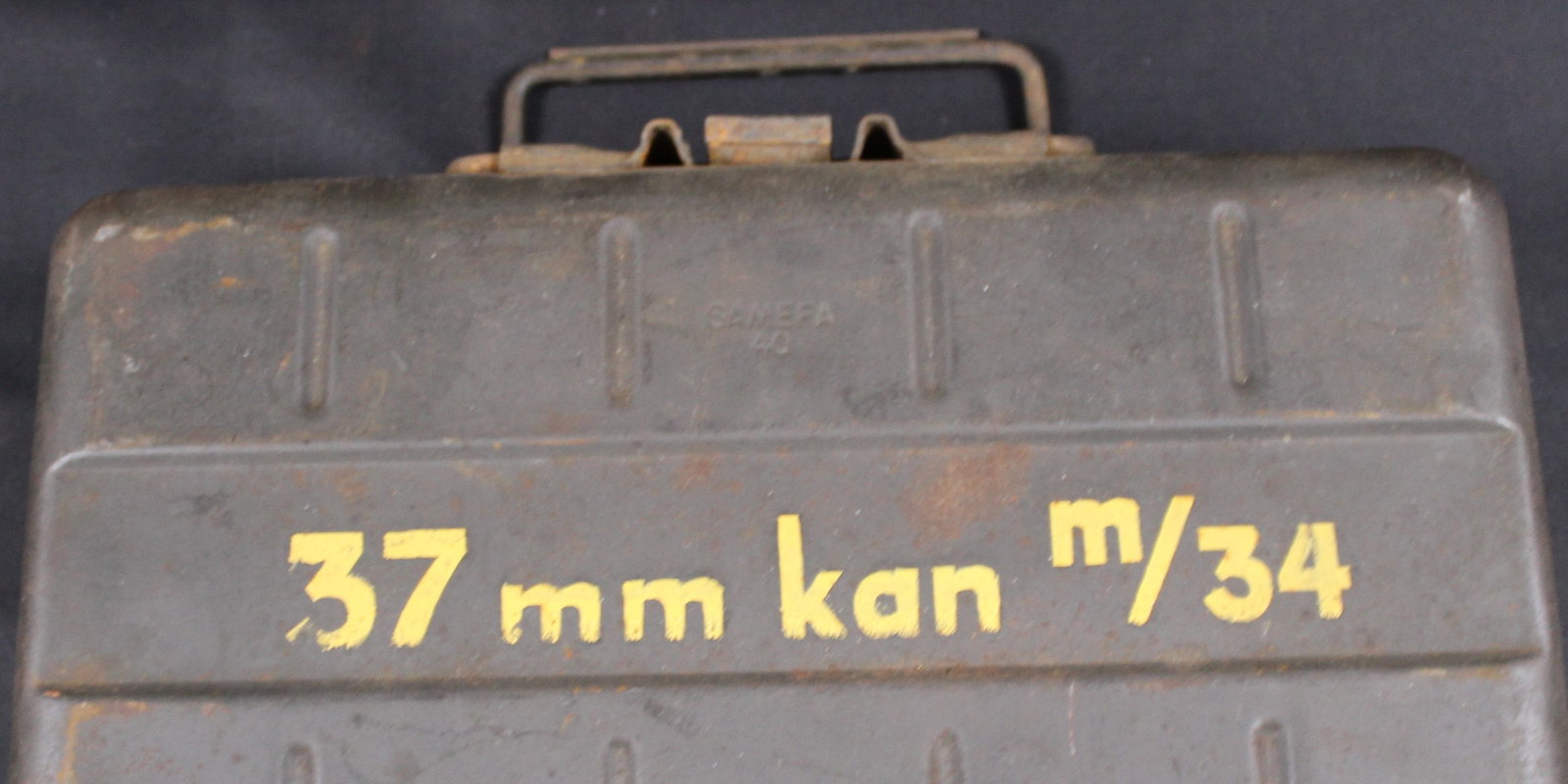 WWII Swedish/German 37mm Anti-Tank Infanterikanon m/34 Transport Case (FMI) - 2