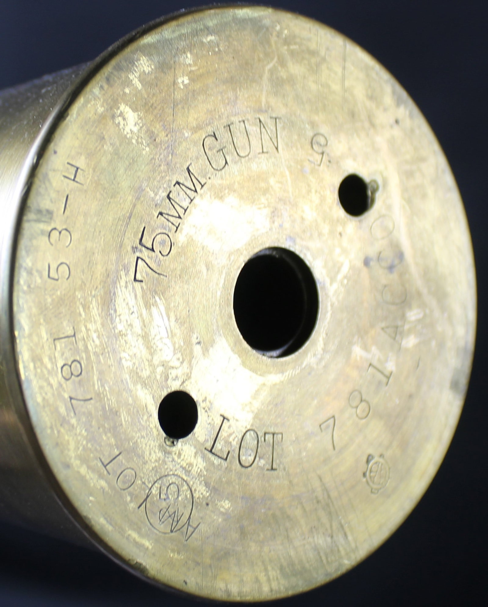 Large 75mm Pack Howitzer Brass Shell (FMI) - 3