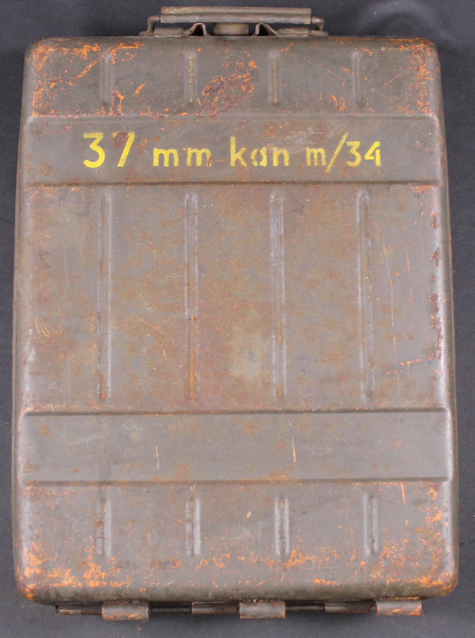 WWII Swedish/German 37mm Anti-Tank Infanterikanon m/34 Transport Case (FMI): Description coming soon!