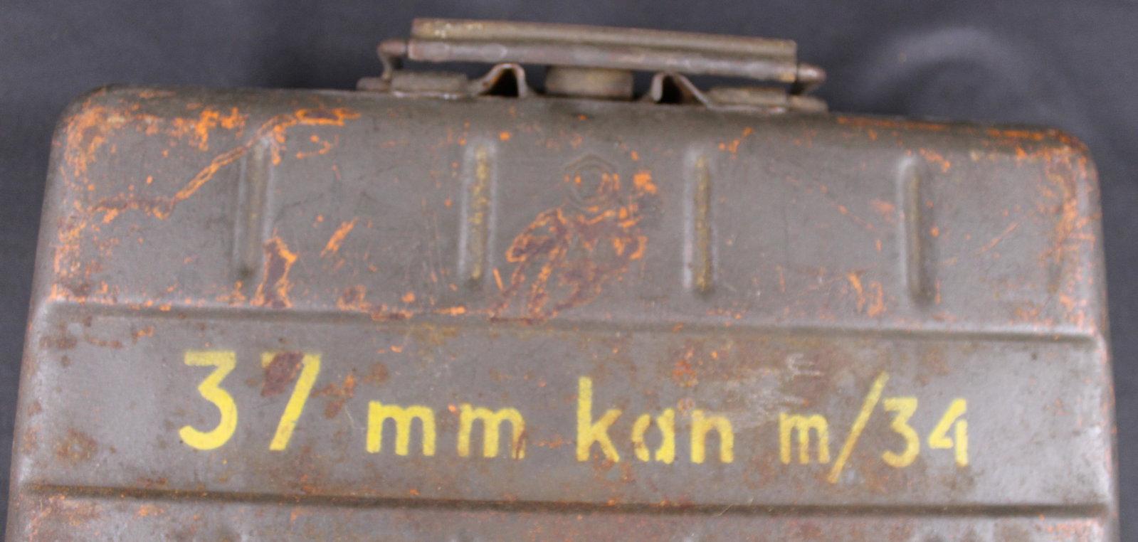 WWII Swedish/German 37mm Anti-Tank Infanterikanon m/34 Transport Case (FMI) - 3