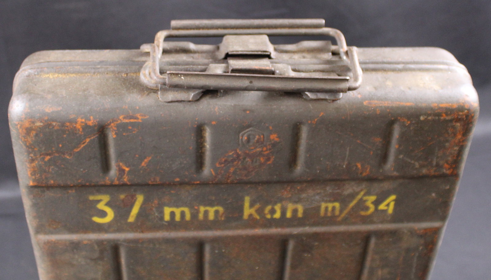 WWII Swedish/German 37mm Anti-Tank Infanterikanon m/34 Transport Case (FMI) - 5
