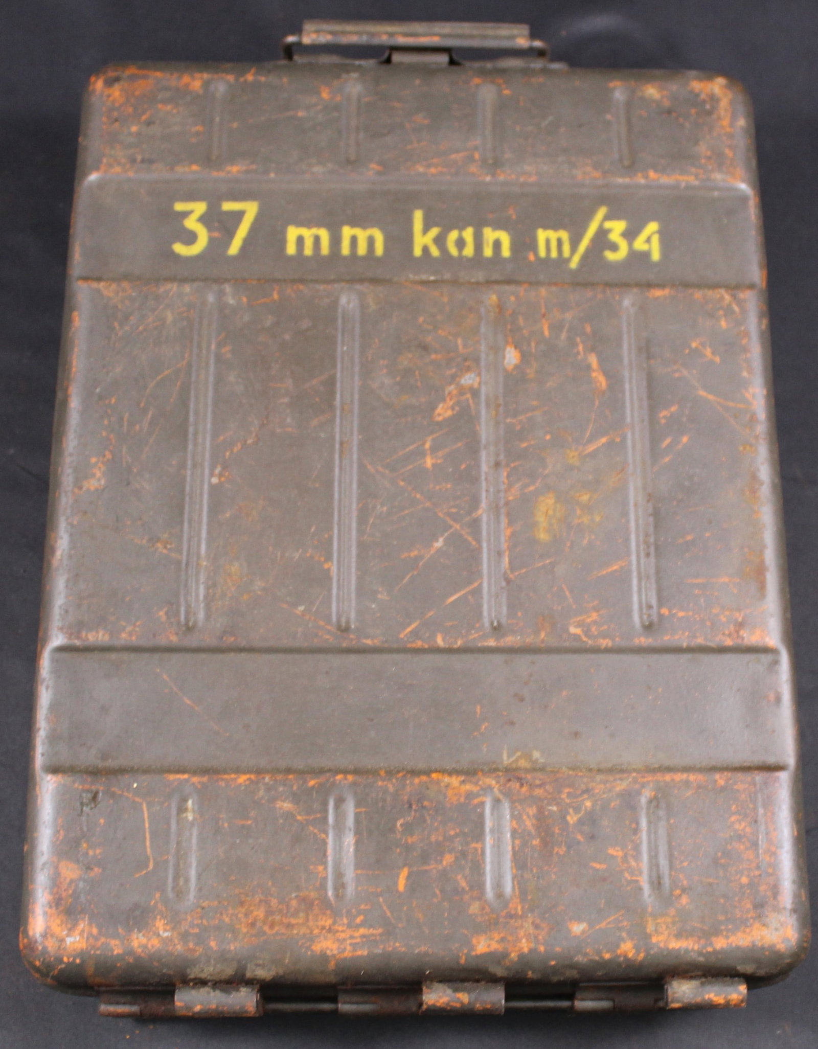 WWII Swedish/German 37mm Anti-Tank Infanterikanon m/34 Transport Case (FMI) - 6