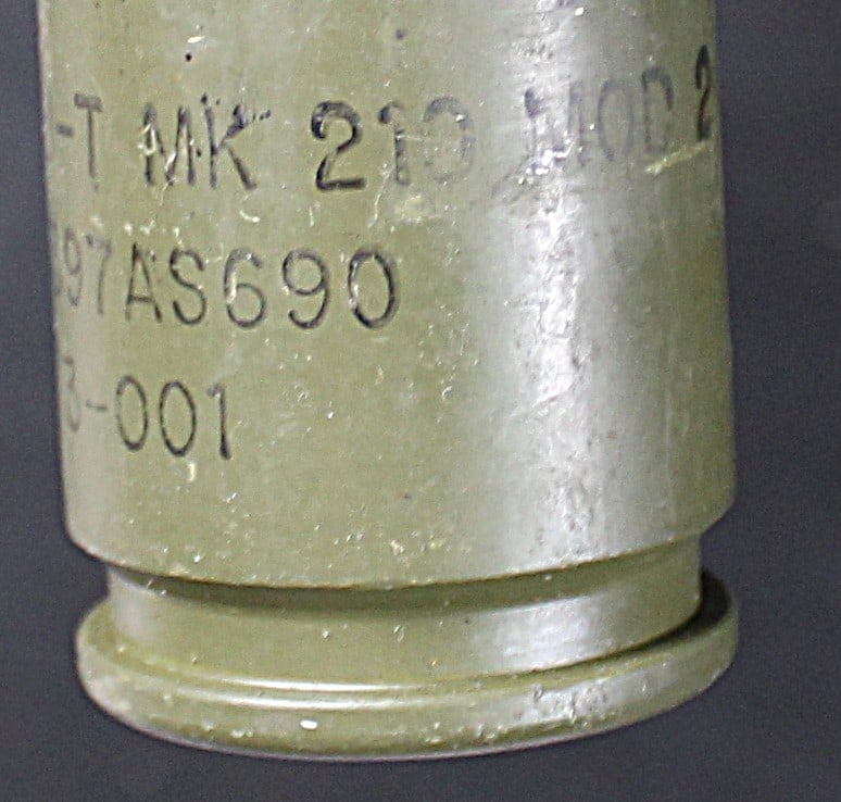 Inert 25mm HEI-T Round for the Bradley Fighting Vehicle (FMI) - 4