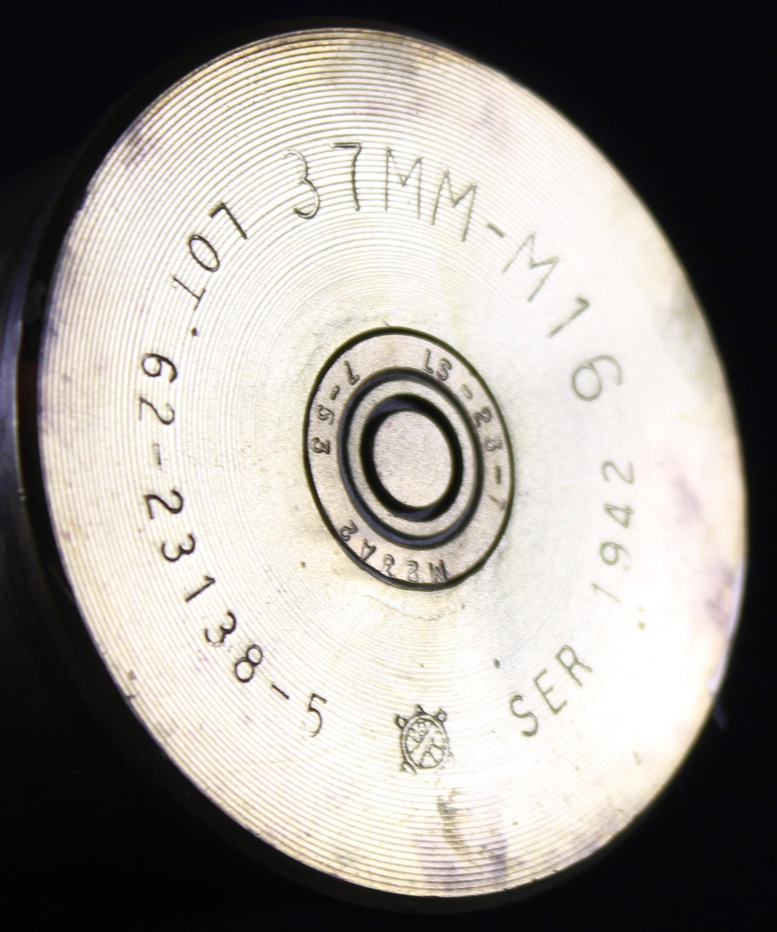 Inert WWII 1942 Dated US 37mm M16 Anti-Tank Round (FMI) - 4