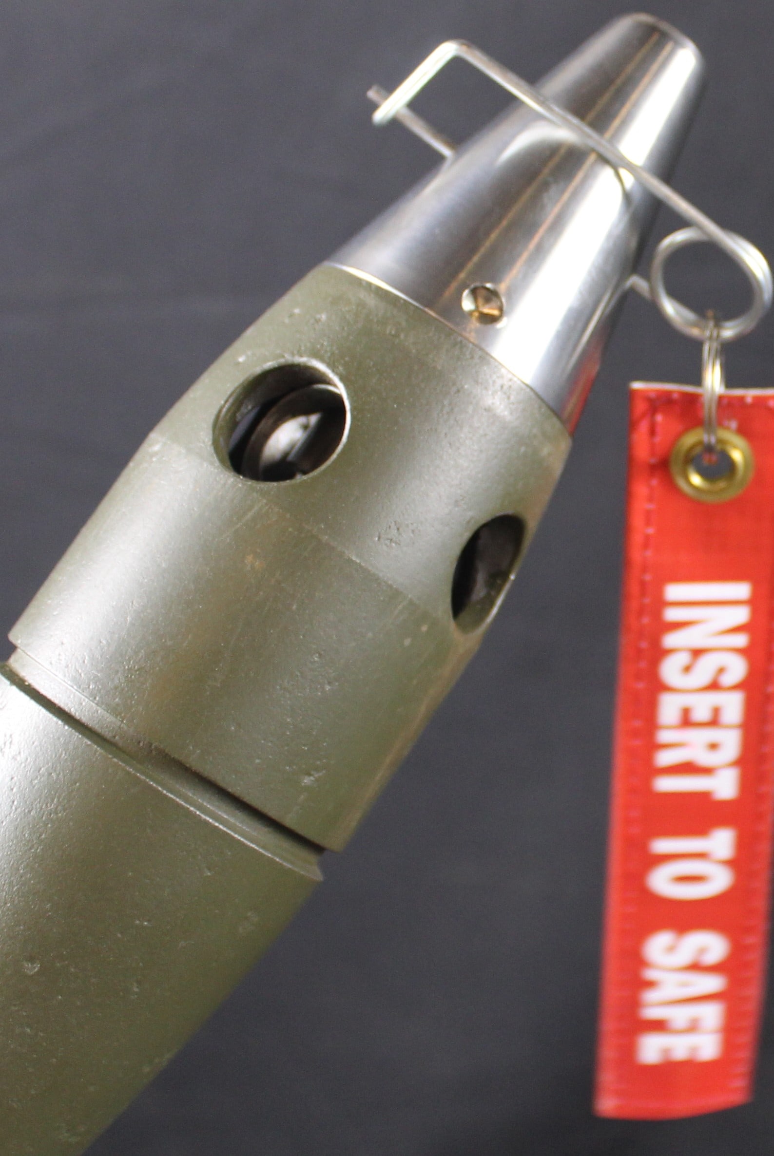 Inert US Manufactured M720 60mm Mortar with Transport Case and Fuze Pin (FMI) - 2