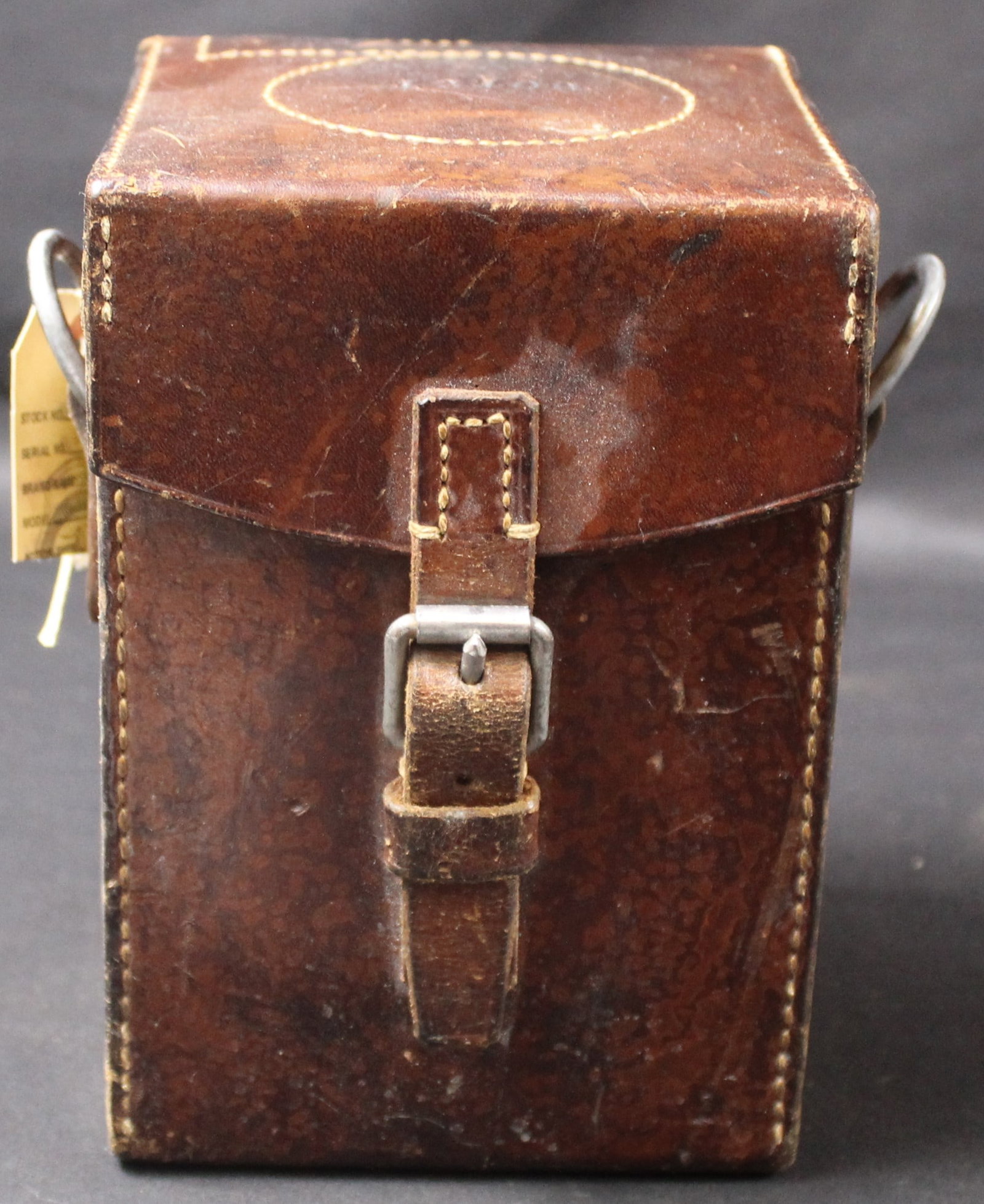 WWII US Military Leather Mortar Side Taransport Case (FMI) - 2