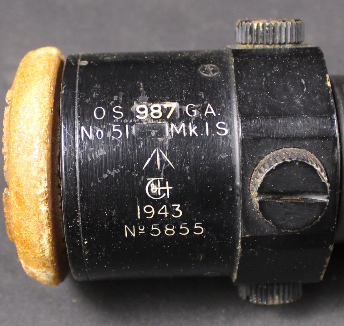 WWII 1943 Dated British Artillery Sight Mk1 with Transport Case (FMI) - 10