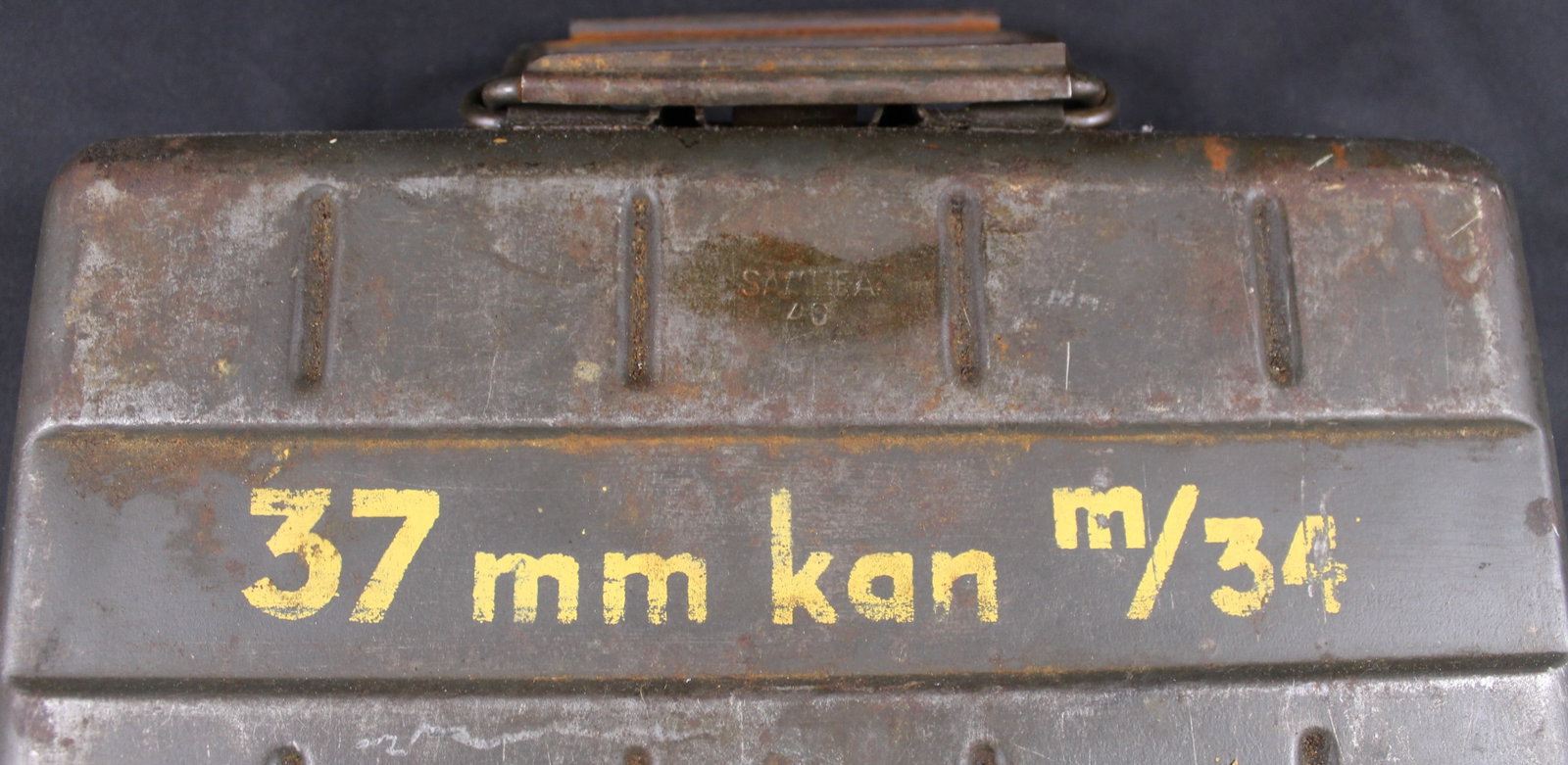 WWII Swedish/German 37mm Anti-Tank Infanterikanon m/34 Transport Case (FMI) - 2