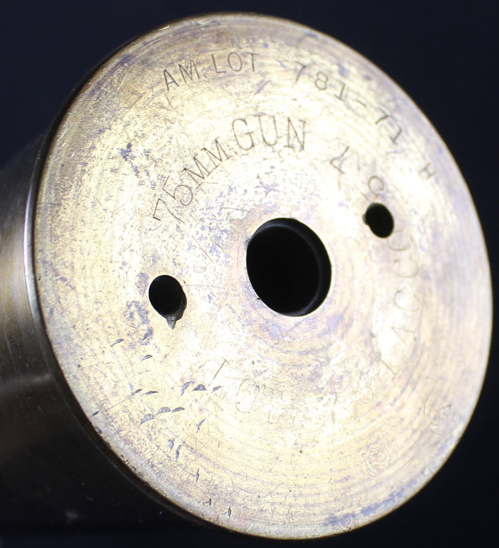 Large 75mm Pack Howitzer Brass Shell (FMI) - 3