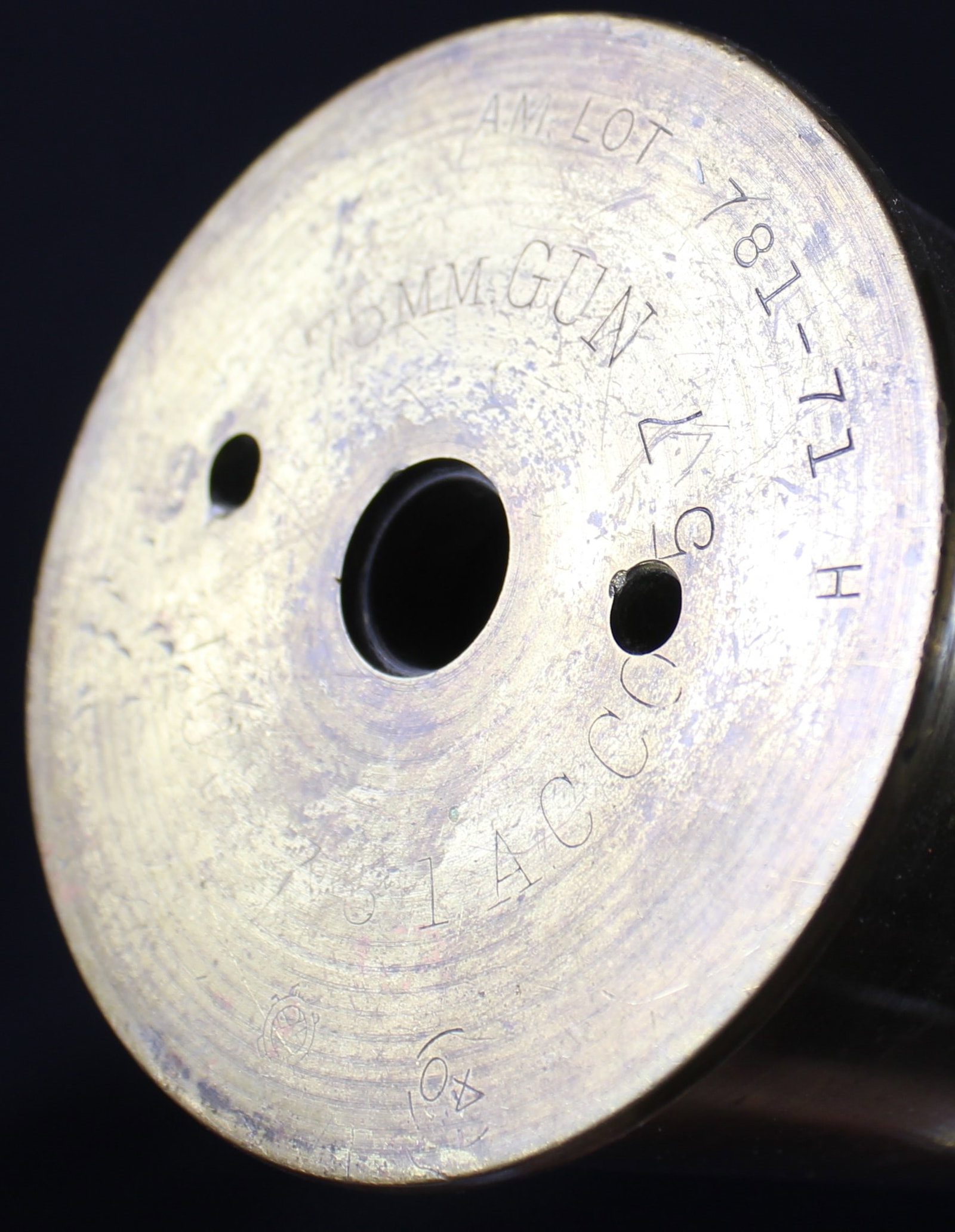 Large 75mm Pack Howitzer Brass Shell (FMI) - 4