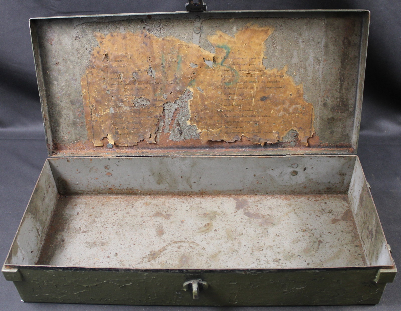 WWII French Military Metal Transport Case (FMI) - 6