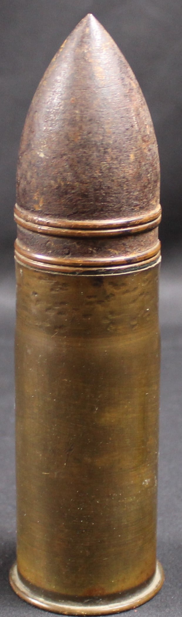 Inert WWI French Infentry Support 37mm Round (FMI): Description coming soon!