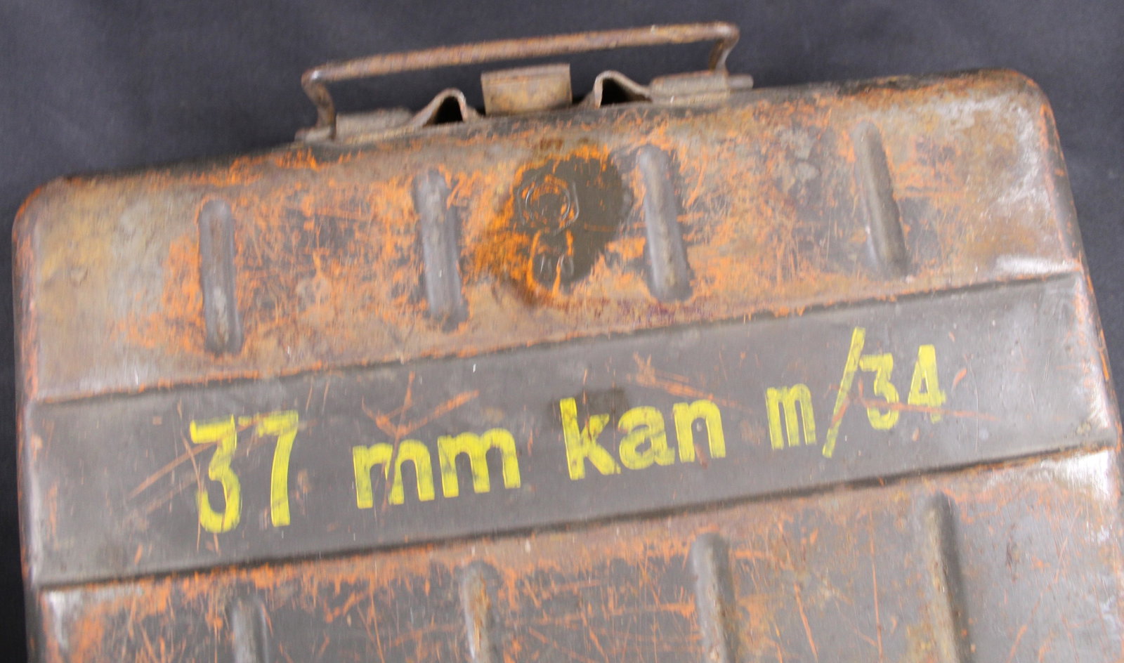 WWII Swedish/German 37mm Anti-Tank Infanterikanon m/34 Transport Case (FMI) - 2
