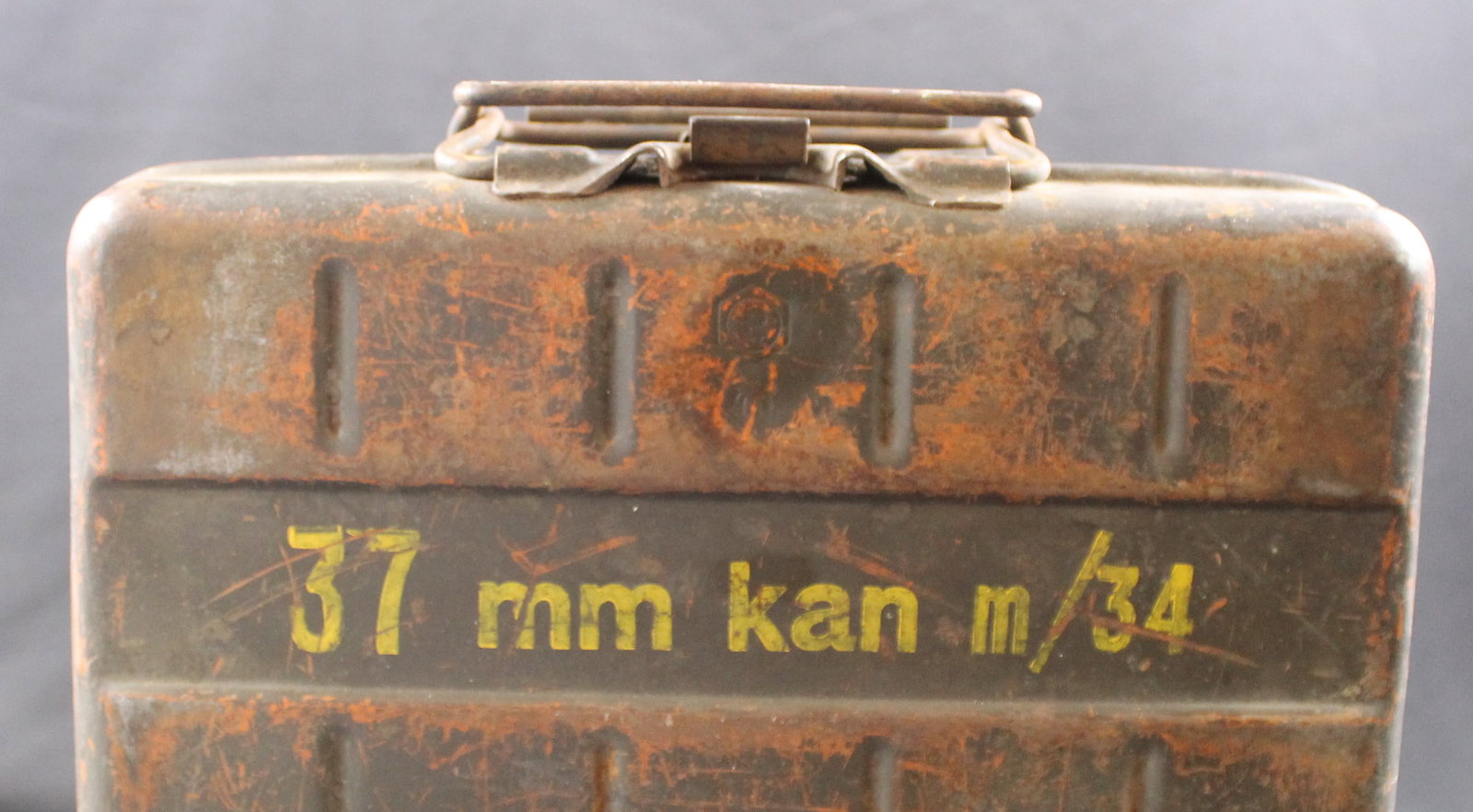 WWII Swedish/German 37mm Anti-Tank Infanterikanon m/34 Transport Case (FMI) - 5
