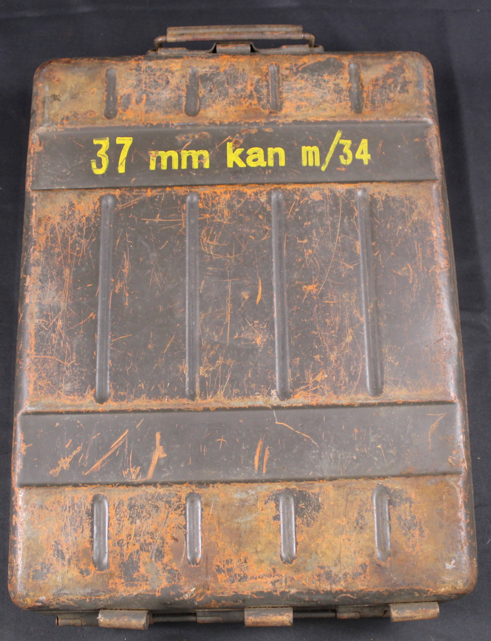 WWII Swedish/German 37mm Anti-Tank Infanterikanon m/34 Transport Case (FMI) - 6