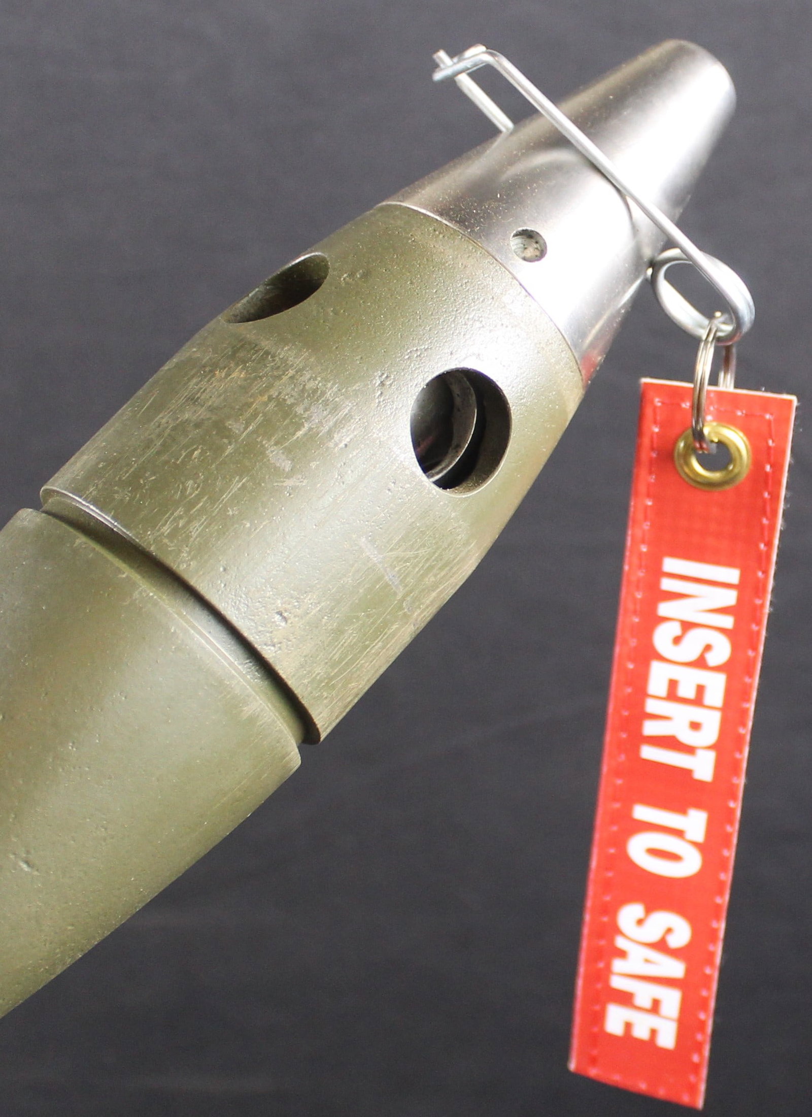 Inert US Manufactured M720 60mm Mortar with Transport Case and Fuze Pin (FMI) - 2